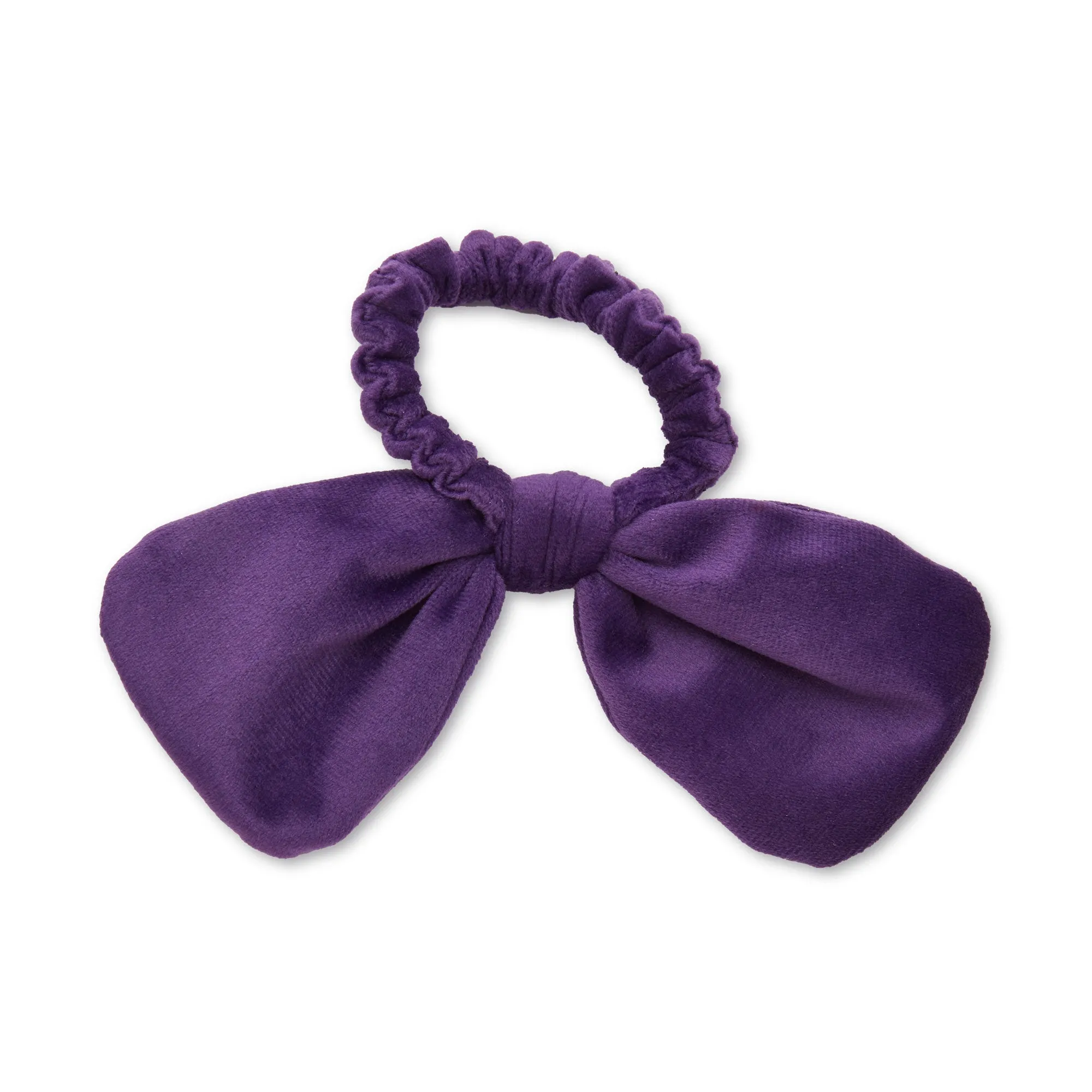 MINNESOTA VIKINGS LELE SADOUGHI X NFL PURPLE BOW SCRUNCHIE sold by Lele Sadoughi product image thumbnail 3