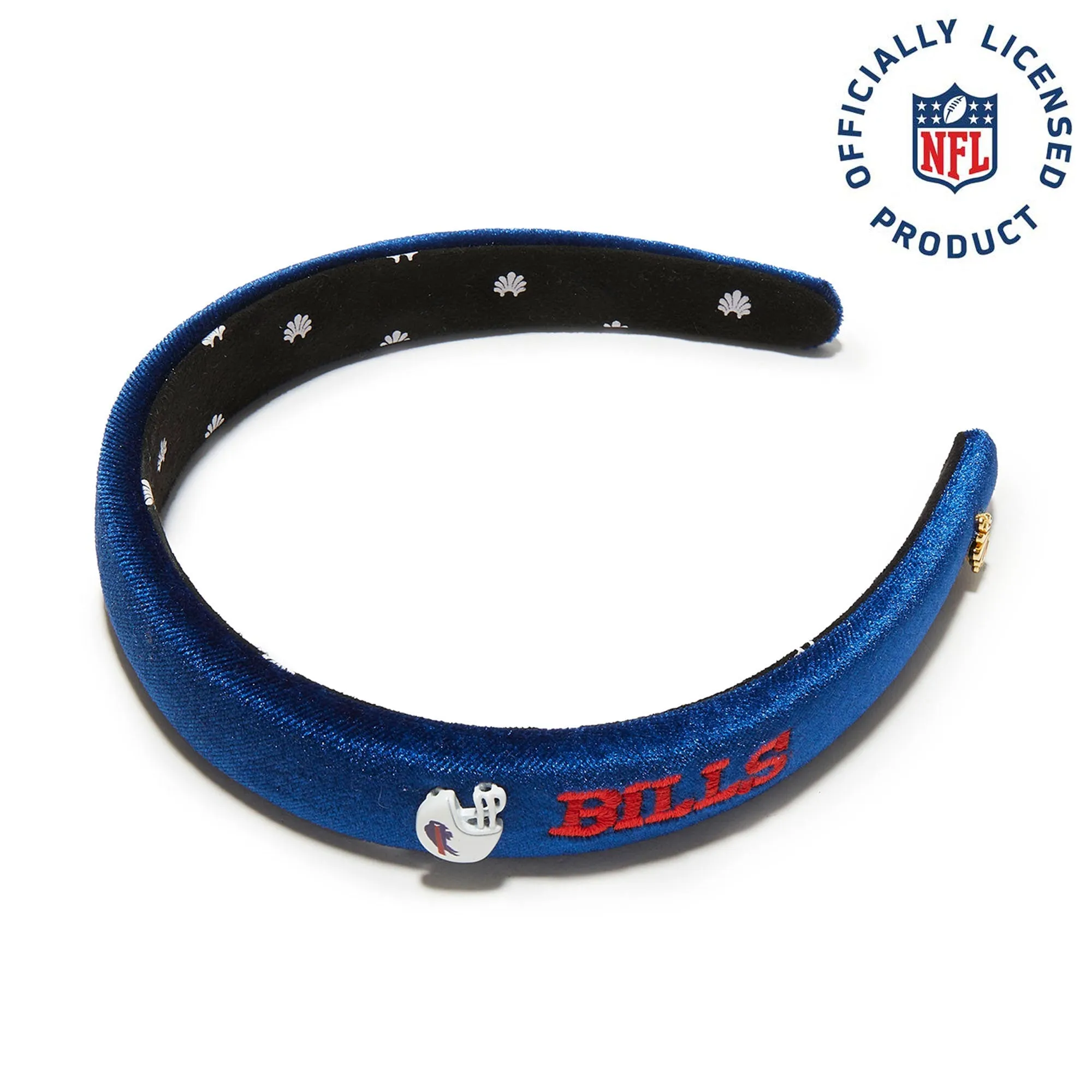 BUFFALO BILLS LELE SADOUGHI X NFL BLUE CHARLOTTE HEADBAND sold by Lele Sadoughi