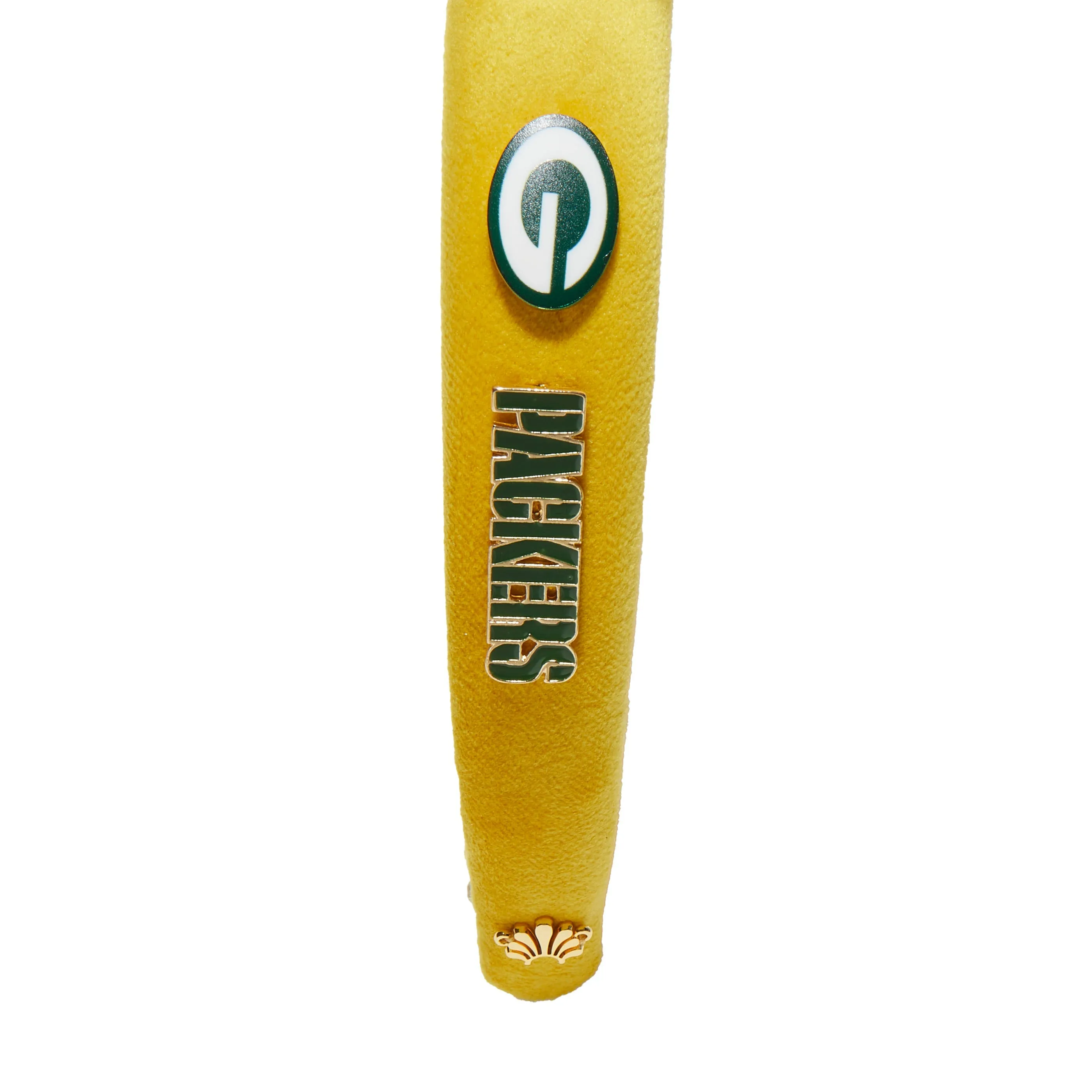 GREEN BAY PACKERS LELE SADOUGHI X NFL GOLD CHARLOTTE HEADBAND sold by Lele Sadoughi product image thumbnail 3