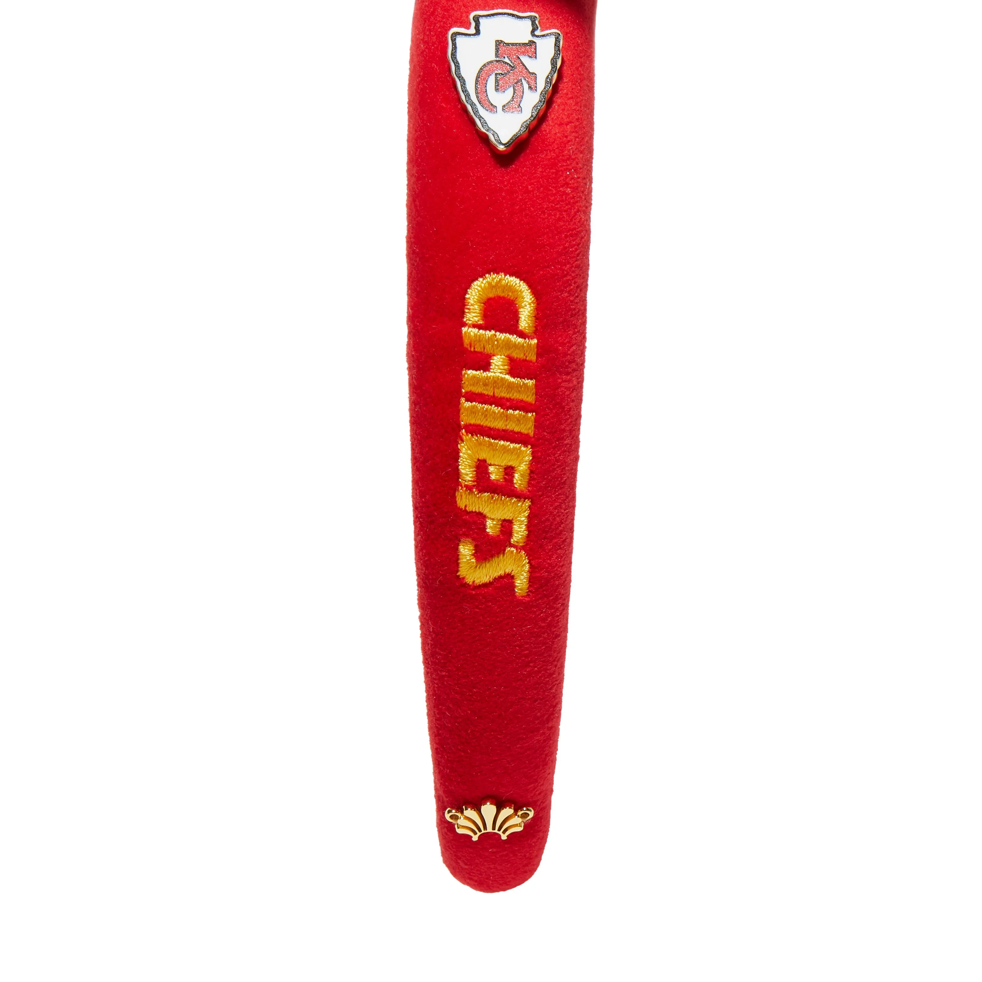 KANSAS CITY CHIEFS LELE SADOUGHI X NFL RED CHARLOTTE HEADBAND sold by Lele Sadoughi product image thumbnail 4