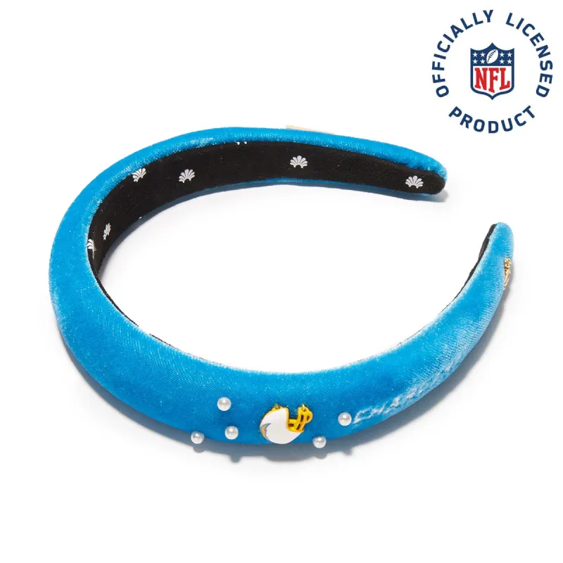 LA CHARGERS LELE SADOUGHI X NFL POWDER BLUE CHARLOTTE HEADBAND sold by Lele Sadoughi