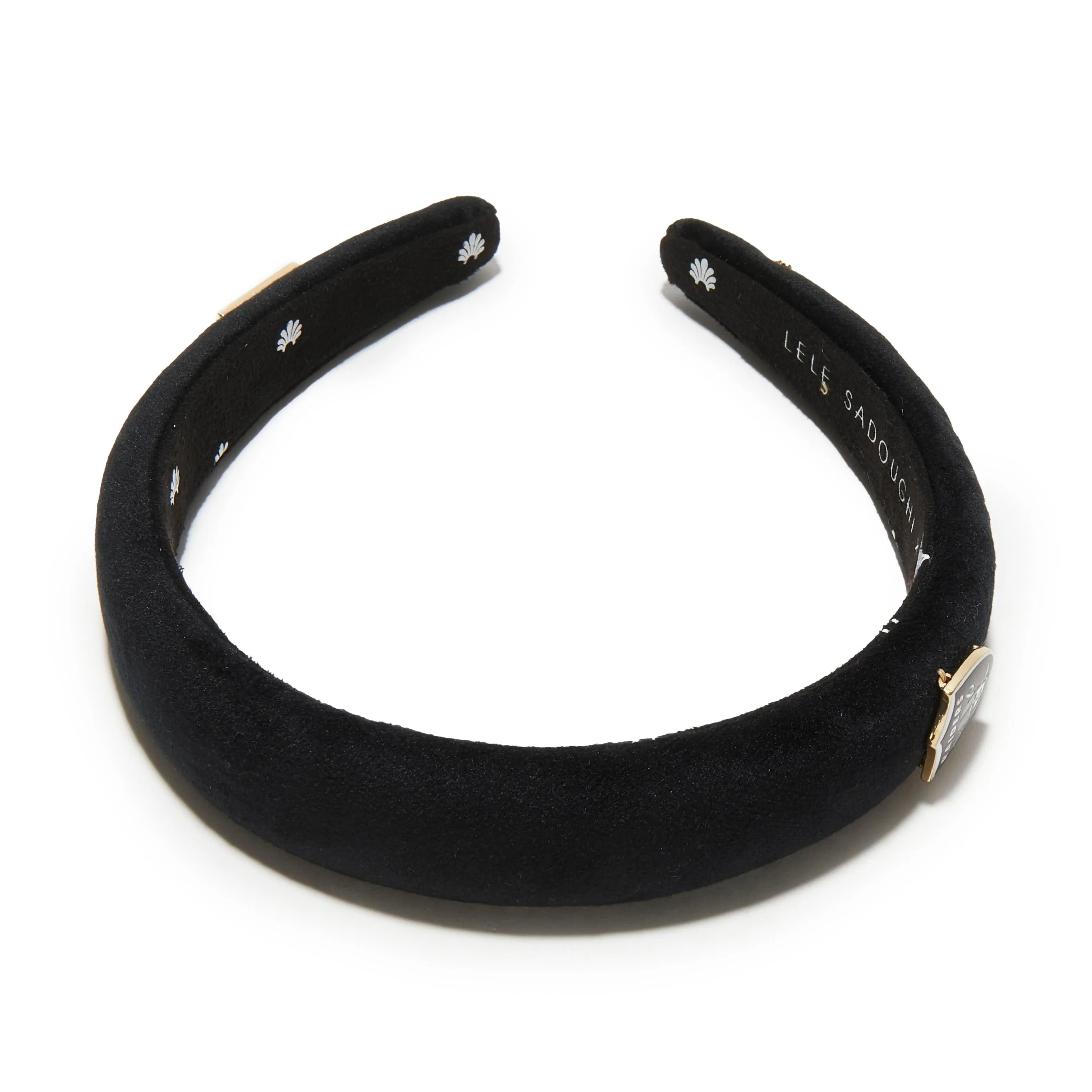 LAS VEGAS RAIDERS LELE SADOUGHI X NFL JET CHARLOTTE HEADBAND sold by Lele Sadoughi product image thumbnail 3