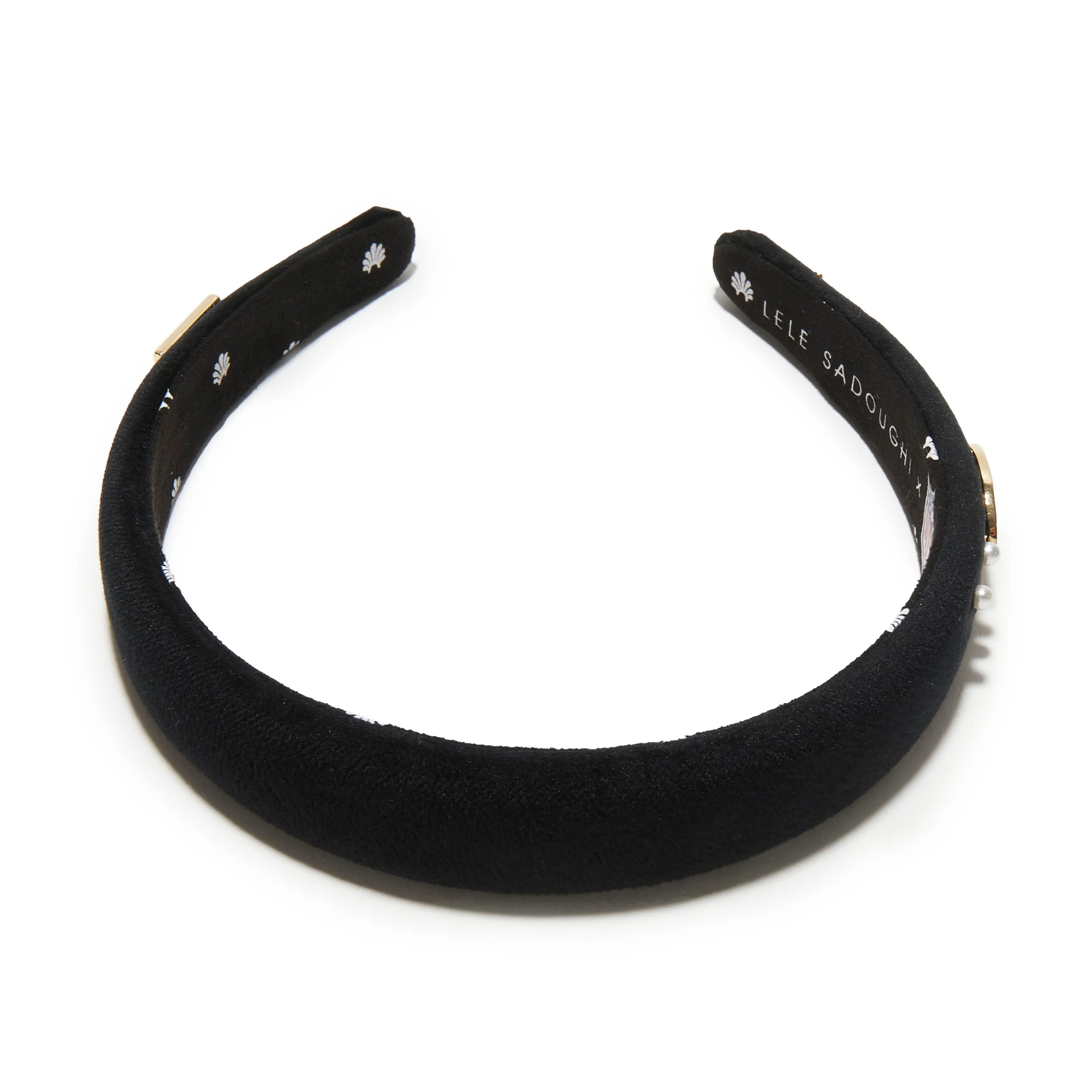 NEW YORK JETS LELE SADOUGHI X NFL JET CHARLOTTE HEADBAND sold by Lele Sadoughi product image thumbnail 3