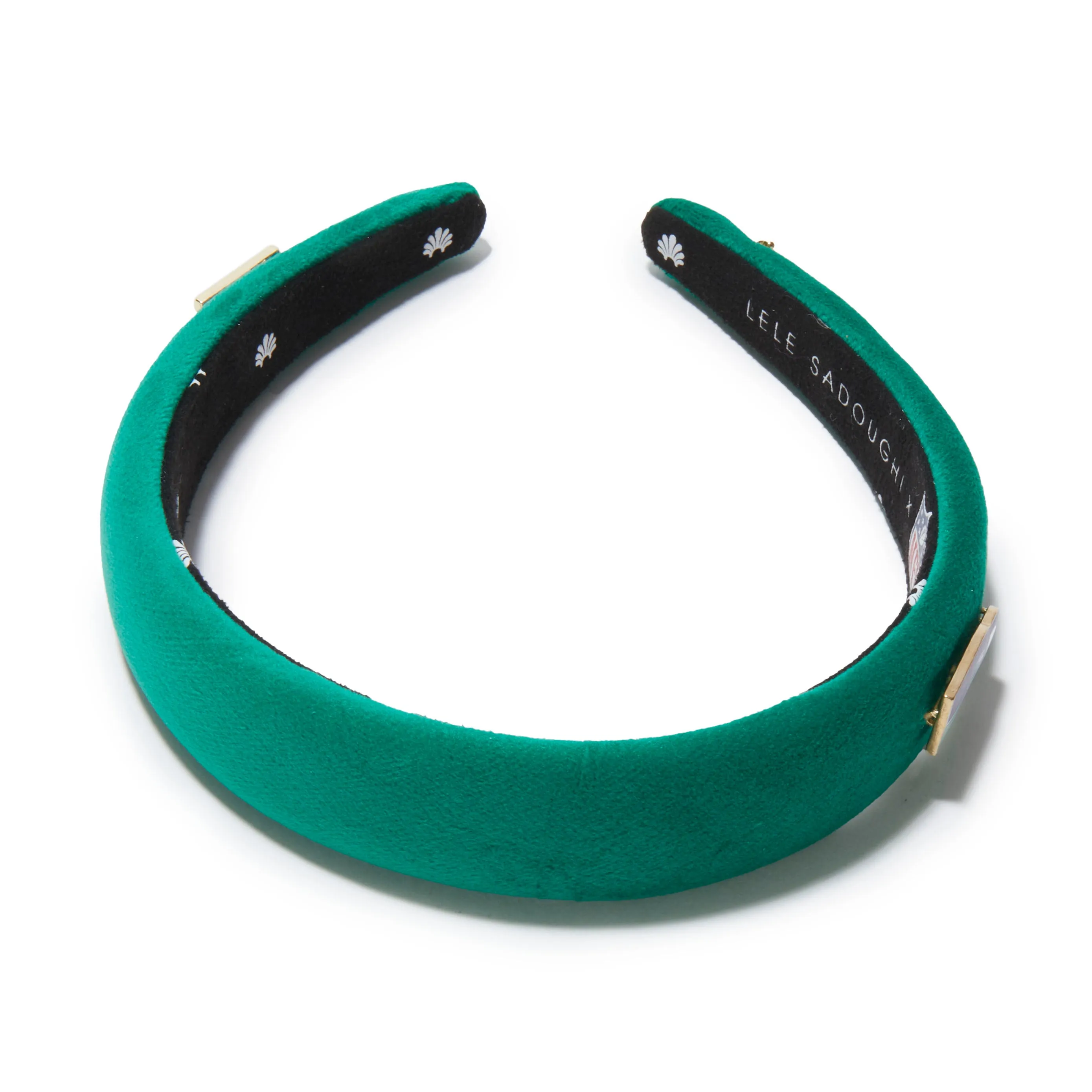 SEATTLE SEAHAWKS LELE SADOUGHI X NFL GREEN CHARLOTTE HEADBAND sold by Lele Sadoughi product image thumbnail 3