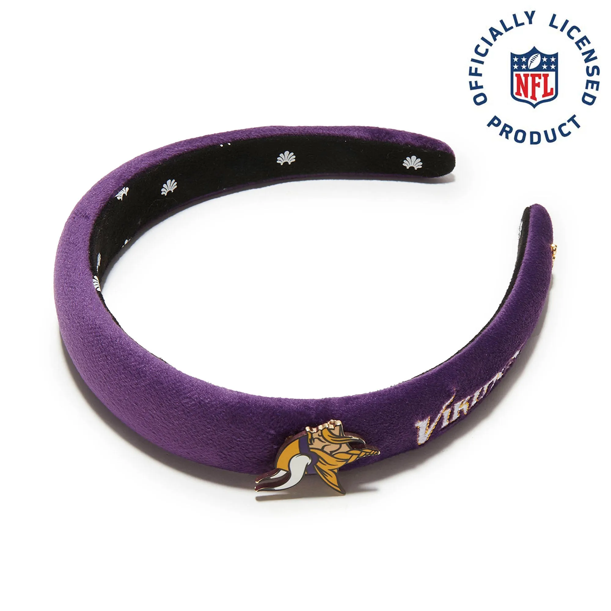MINNESOTA VIKINGS LELE SADOUGHI X NFL PURPLE CHARLOTTE HEADBAND sold by Lele Sadoughi
