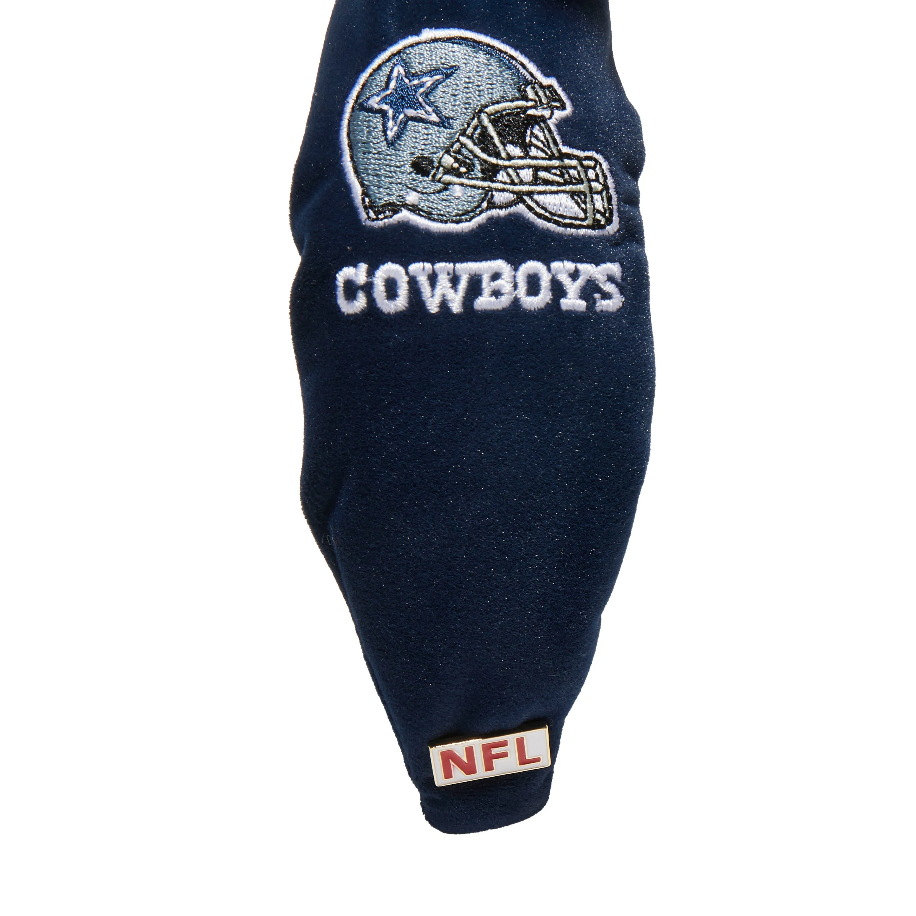 DALLAS COWBOYS LELE SADOUGHI X NFL NAVY BLUE EMBROIDERED KNOTTED HEADBAND sold by Lele Sadoughi product image thumbnail 3