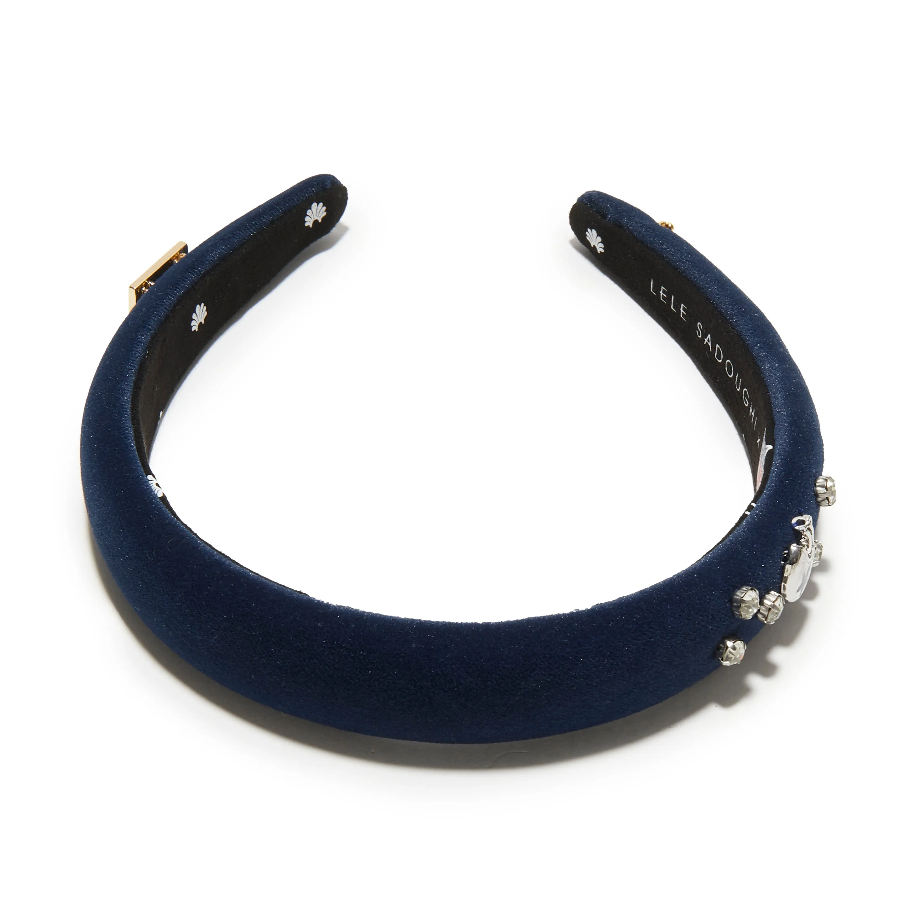 DALLAS COWBOYS LELE SADOUGHI X NFL NAVY BLUE CHARLOTTE HEADBAND sold by Lele Sadoughi product image thumbnail 2