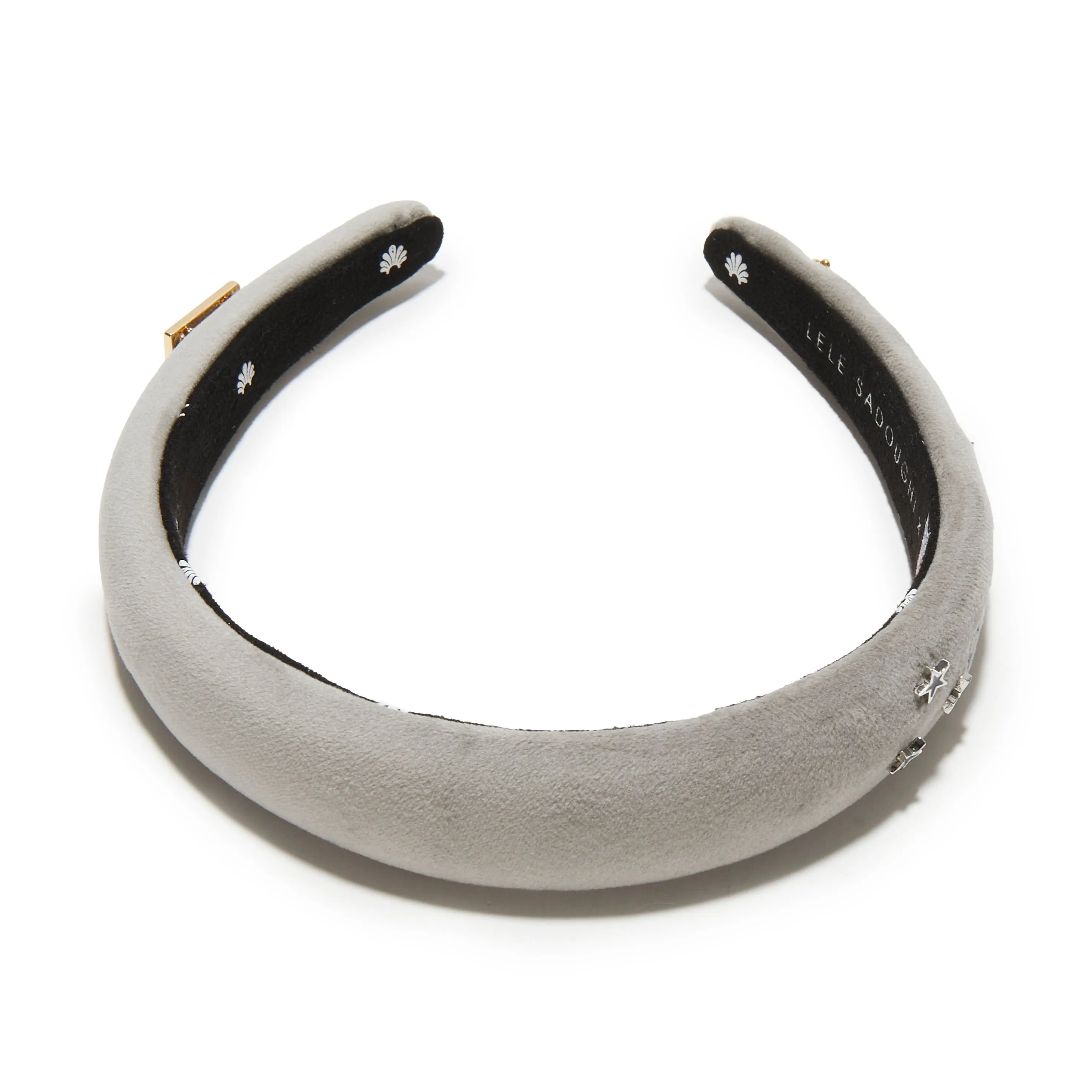 DALLAS COWBOYS LELE SADOUGHI X NFL GREY CHARLOTTE HEADBAND sold by Lele Sadoughi product image thumbnail 2