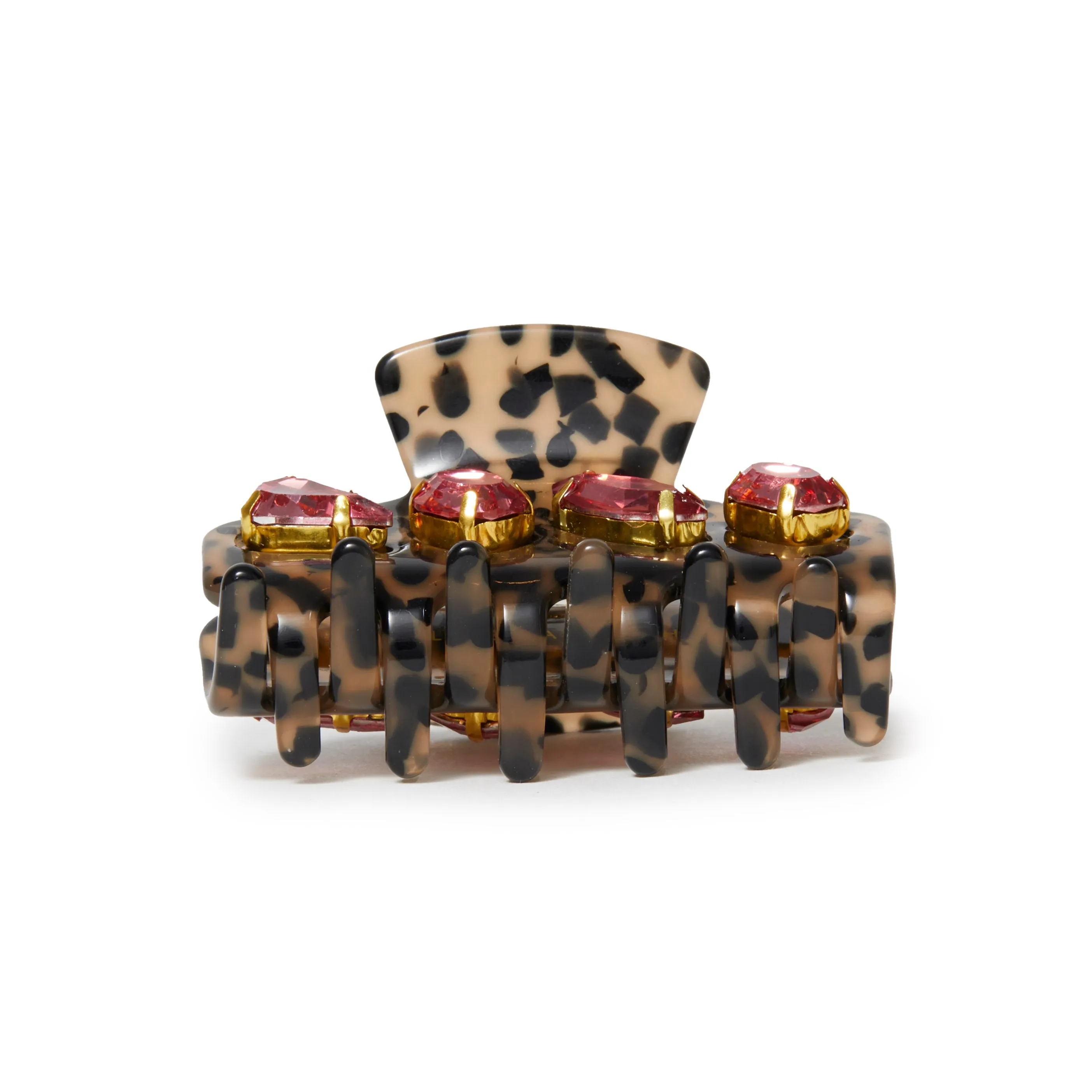 CHEETAH MINI CRYSTAL CLAW CLIP sold by Lele Sadoughi product image thumbnail 4