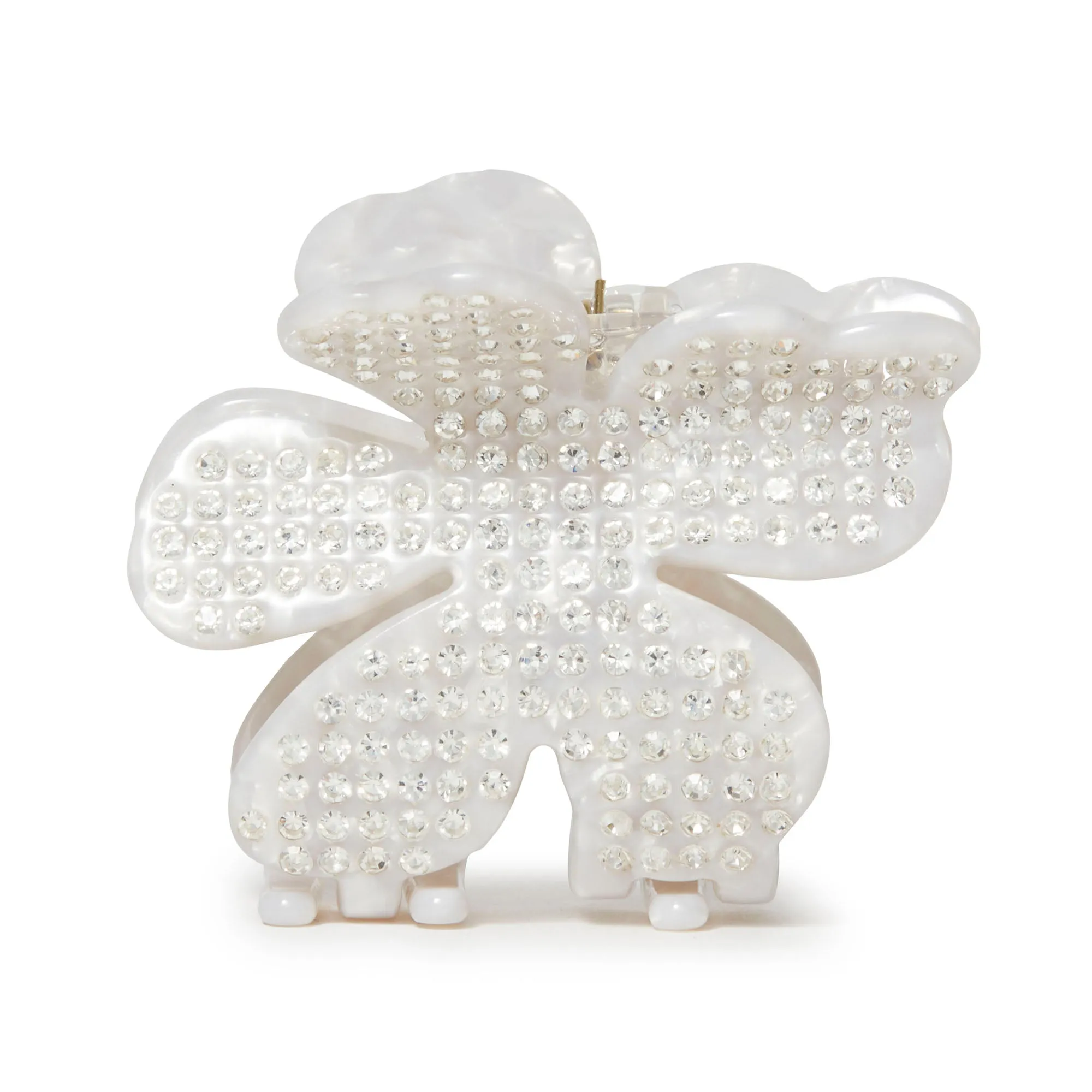 CRYSTAL LILY CLAW CLIP sold by Lele Sadoughi