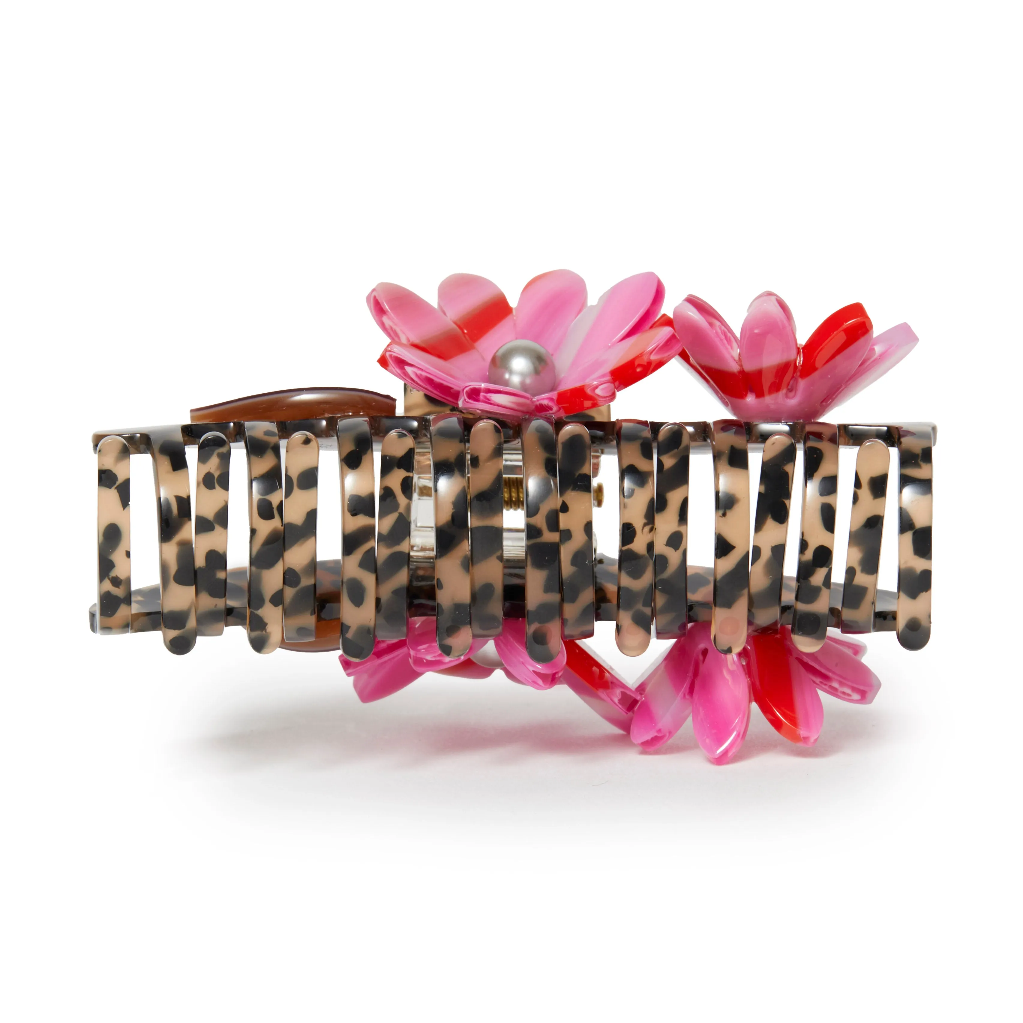 CHEETAH PETUNIA CLAW CLIP sold by Lele Sadoughi product image thumbnail 4