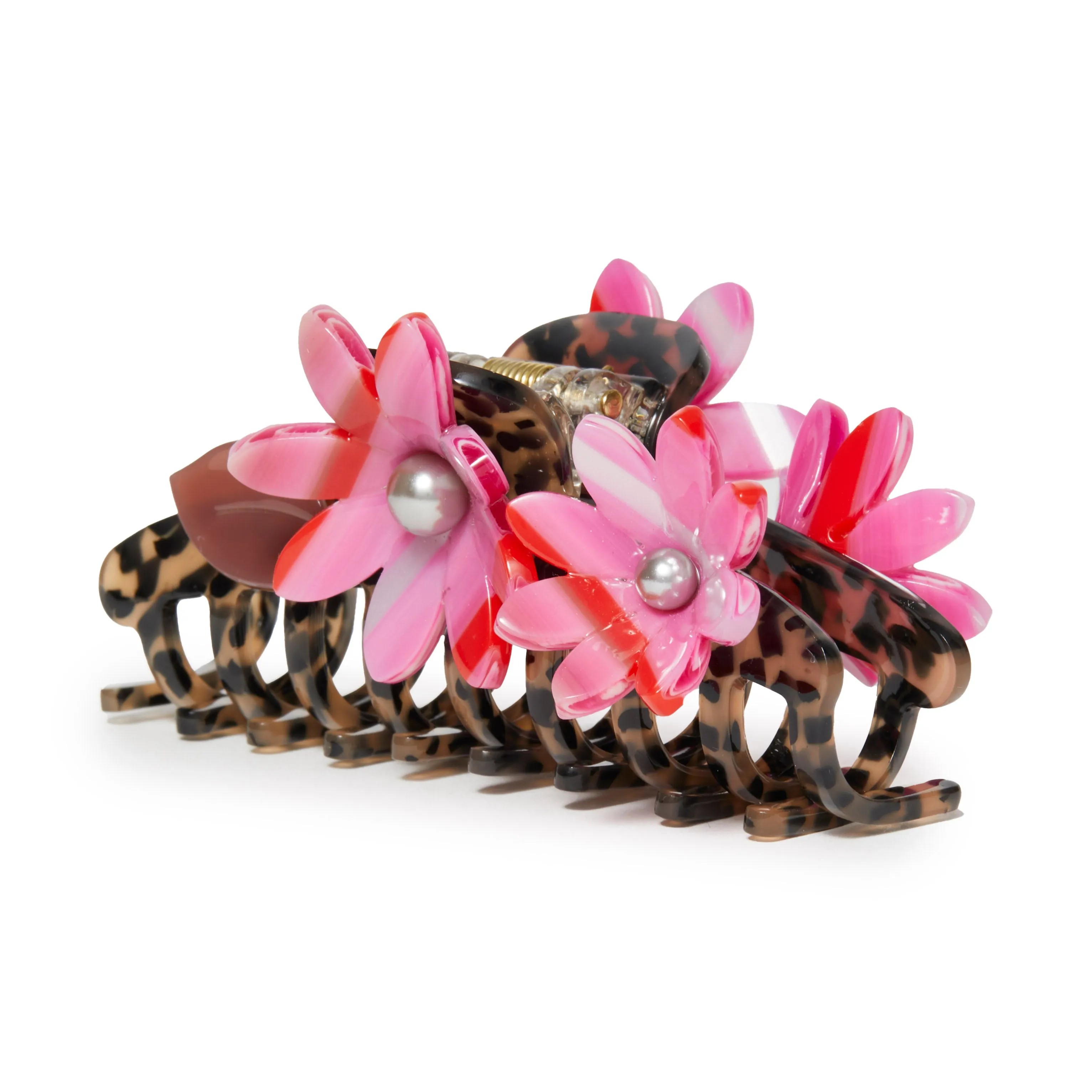 CHEETAH PETUNIA CLAW CLIP sold by Lele Sadoughi product image thumbnail 3