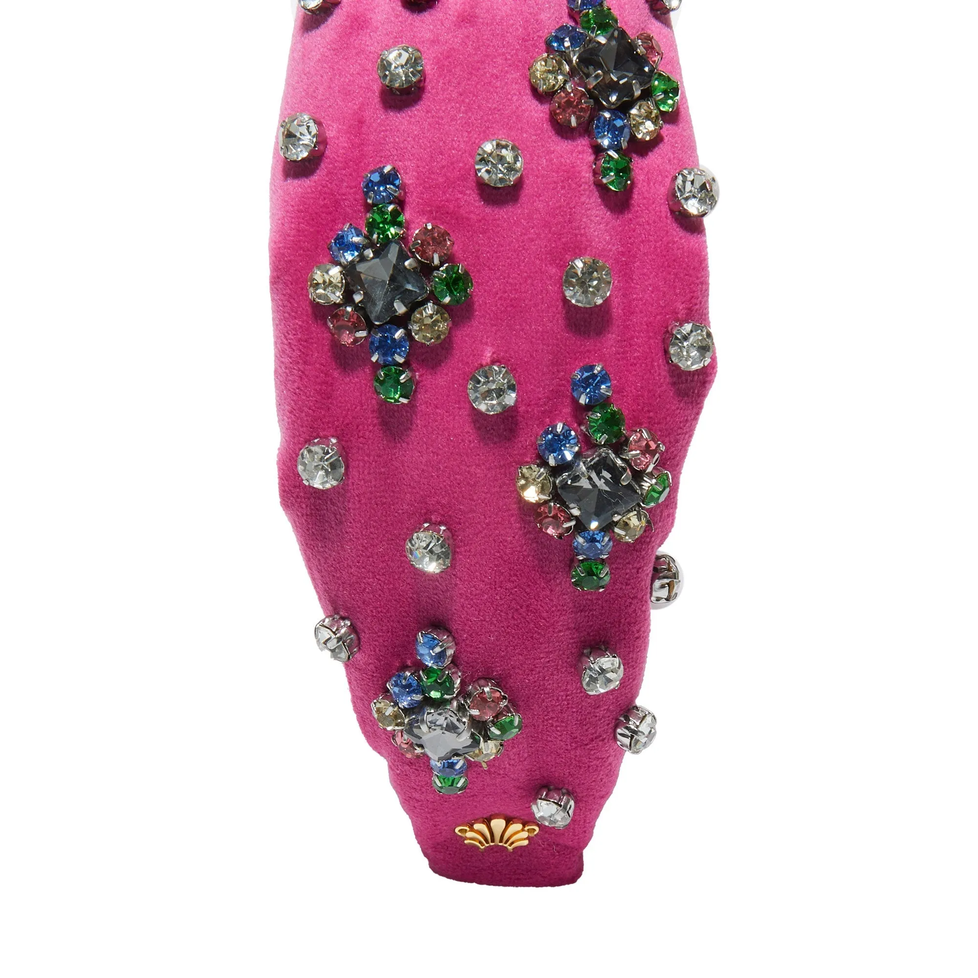 HARLEQUIN RAINBOW KNOTTED TWINKLE CRYSTAL HEADBAND sold by Lele Sadoughi product image thumbnail 5