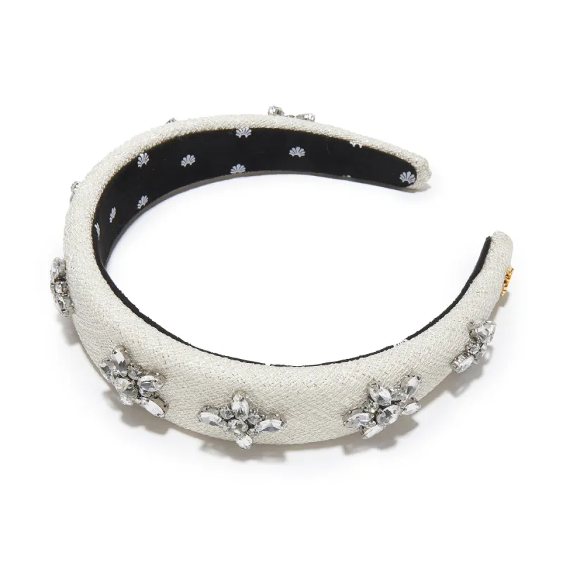 IVORY ALICE CRYSTAL STAR HEADBAND sold by Lele Sadoughi