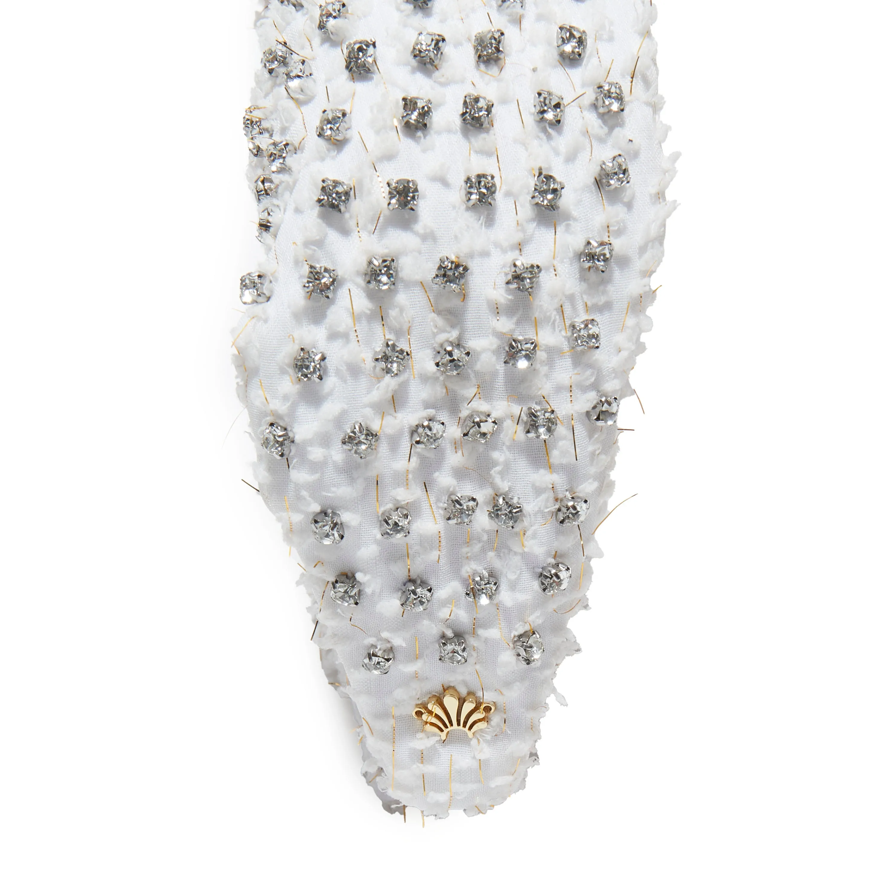IVORY GRETA GOLD FLECK HEADBAND sold by Lele Sadoughi product image thumbnail 5
