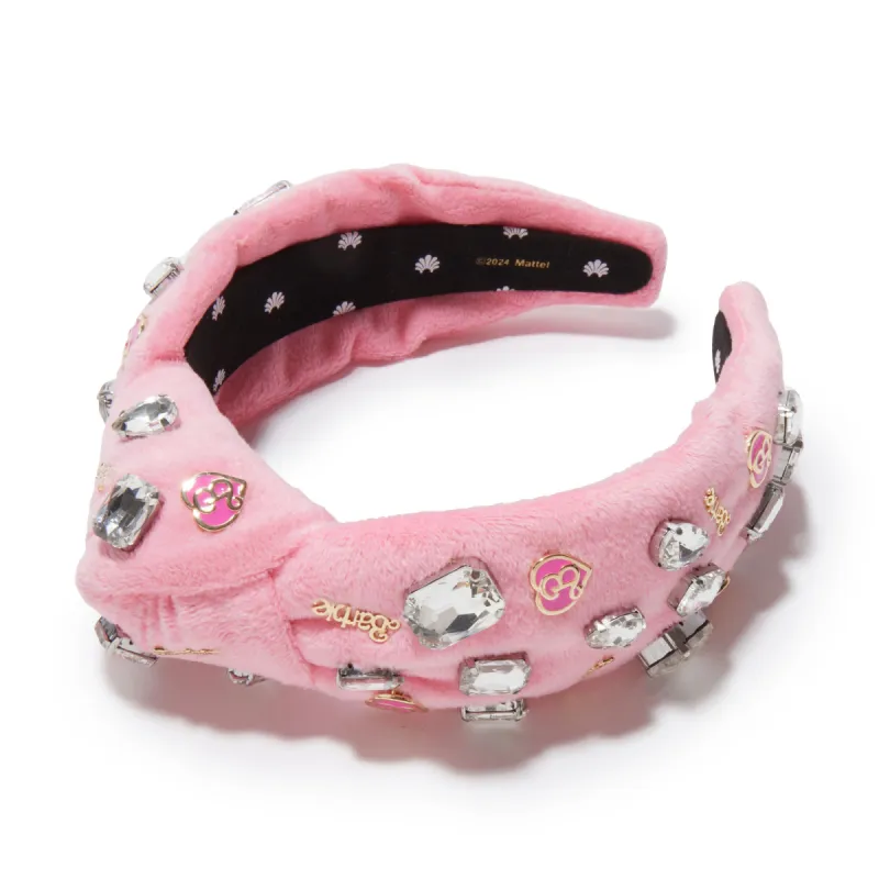BARBIE™ X LELE SADOUGHI LIPSTICK PINK CHARMS KNOTTED HEADBAND sold by Lele Sadoughi
