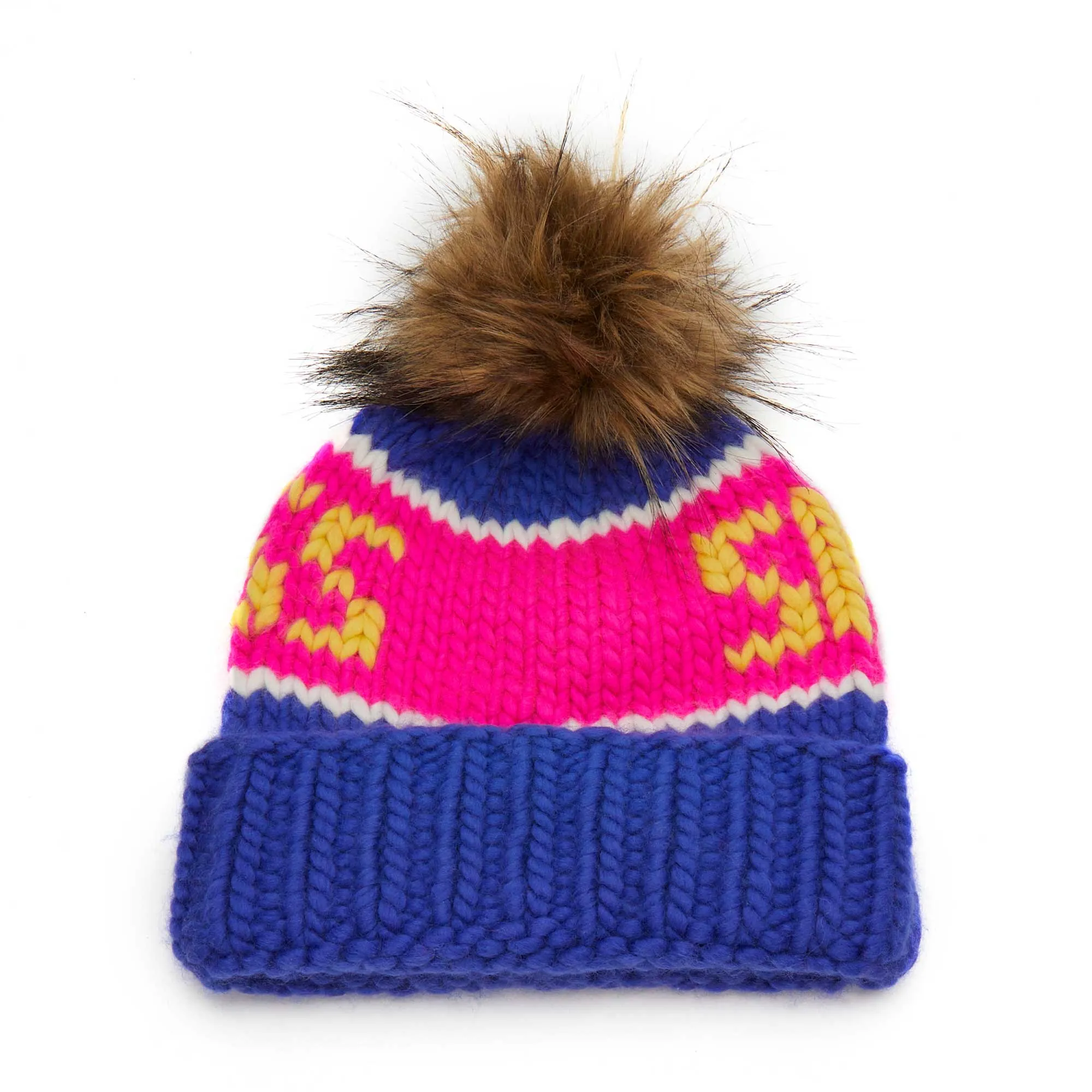 ARCTIC PINK SNOWMASS BEANIE sold by Lele Sadoughi product image thumbnail 3