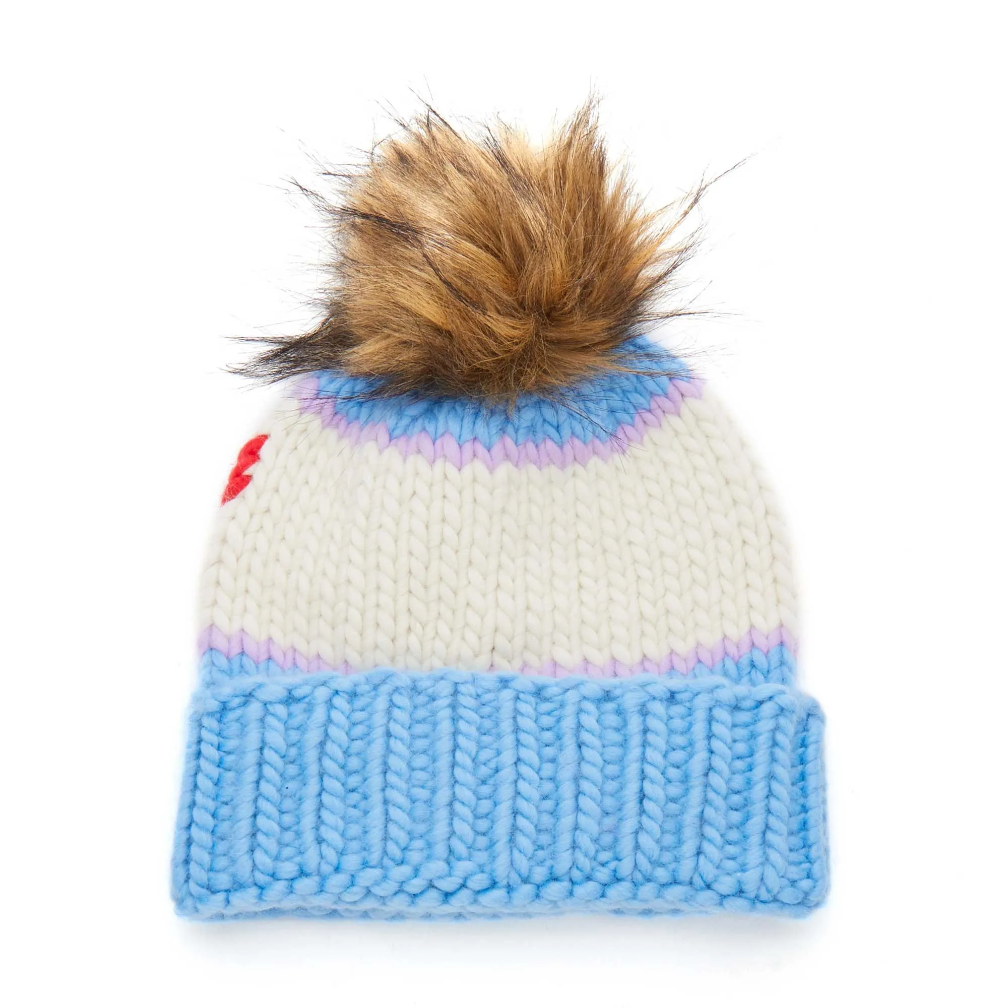 SKY BLUE BIG SKY BEANIE sold by Lele Sadoughi product image thumbnail 3