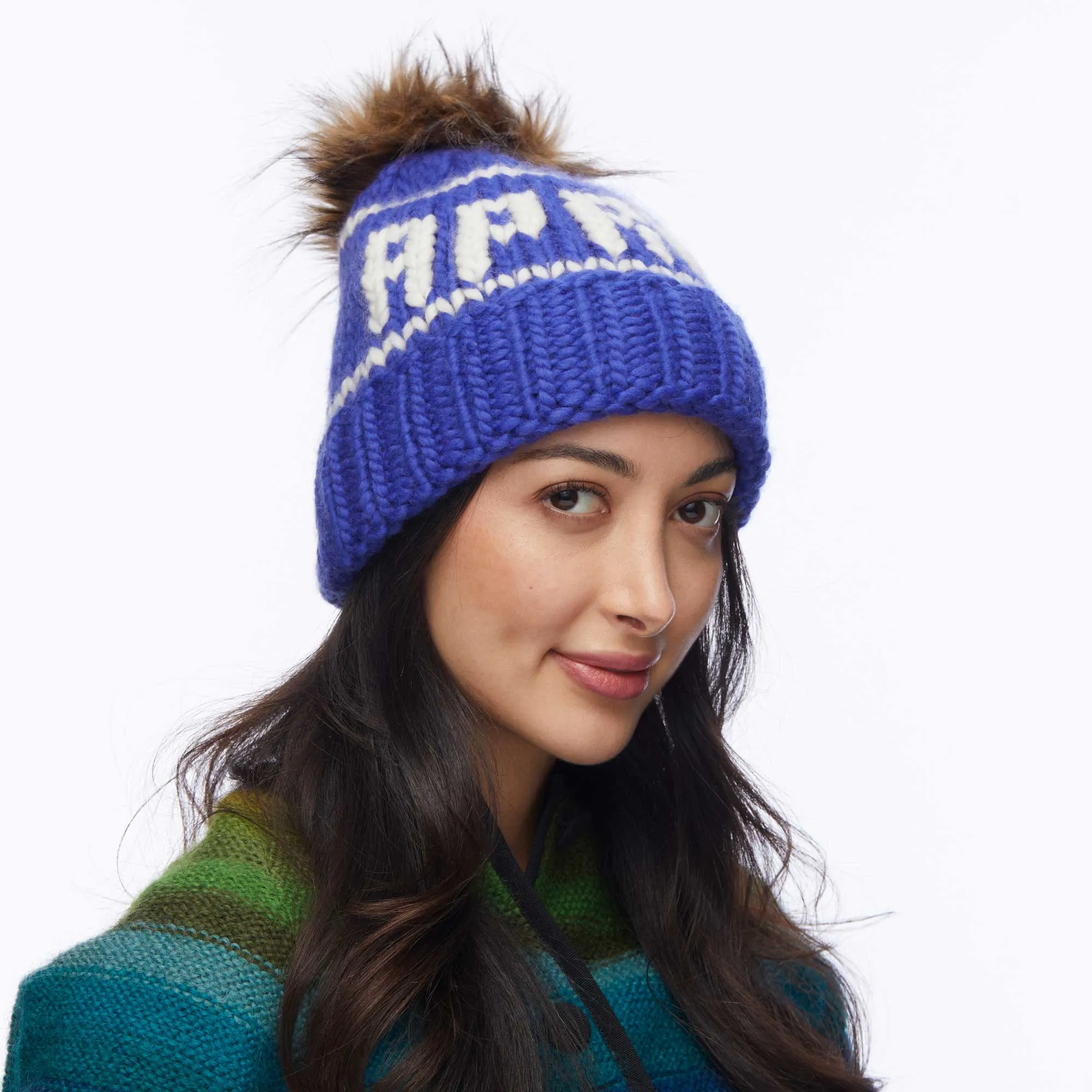 ROYAL BLUE APRES BEANIE sold by Lele Sadoughi product image thumbnail 3