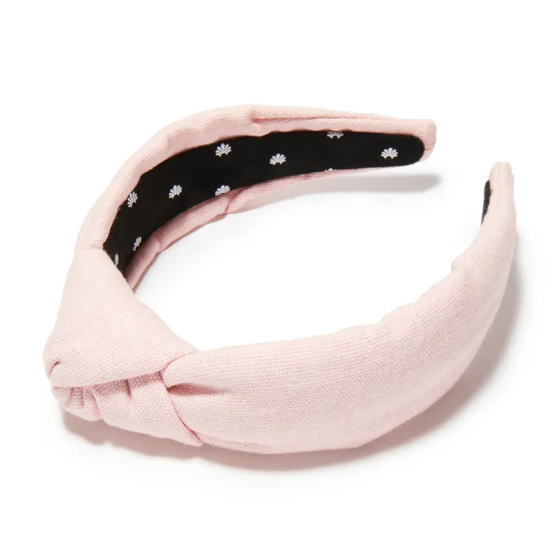 PINK PETAL WOVEN KNOTTED HEADBAND sold by Lele Sadoughi