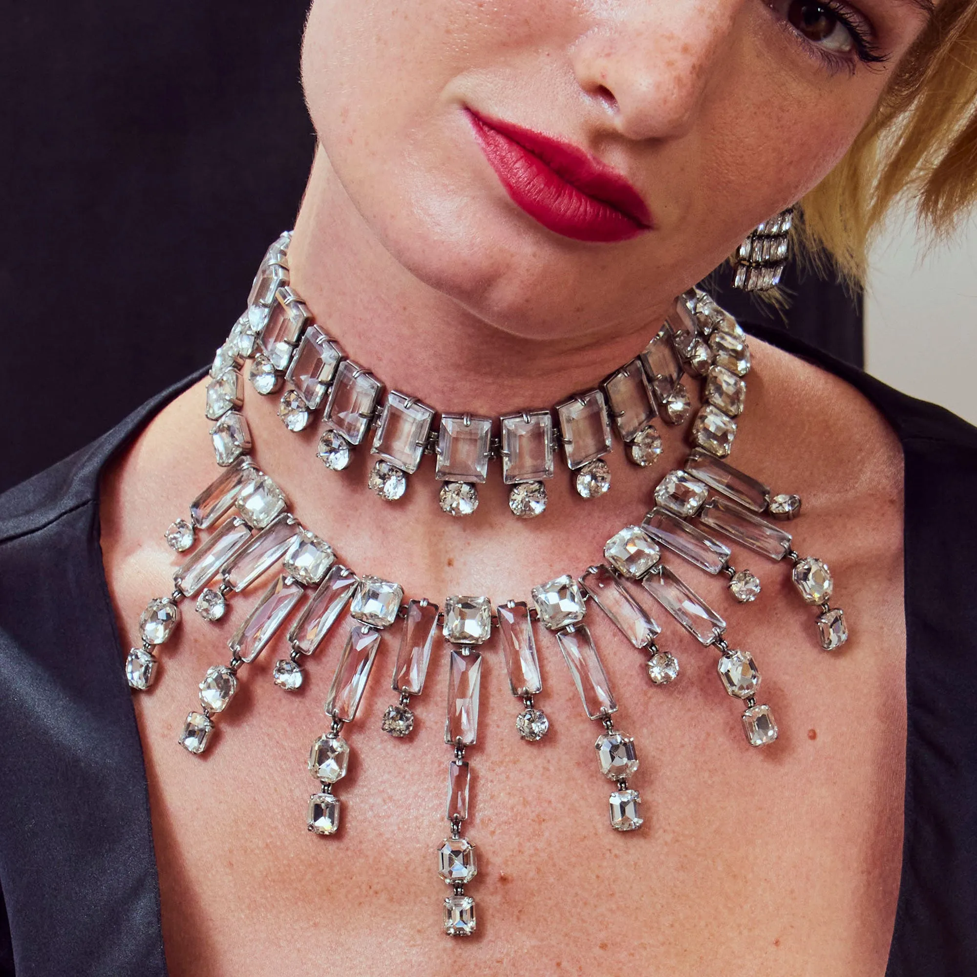 CRYSTAL LELE SADOUGHI X MARILYN MONROE CHOKER sold by Lele Sadoughi product image thumbnail 2