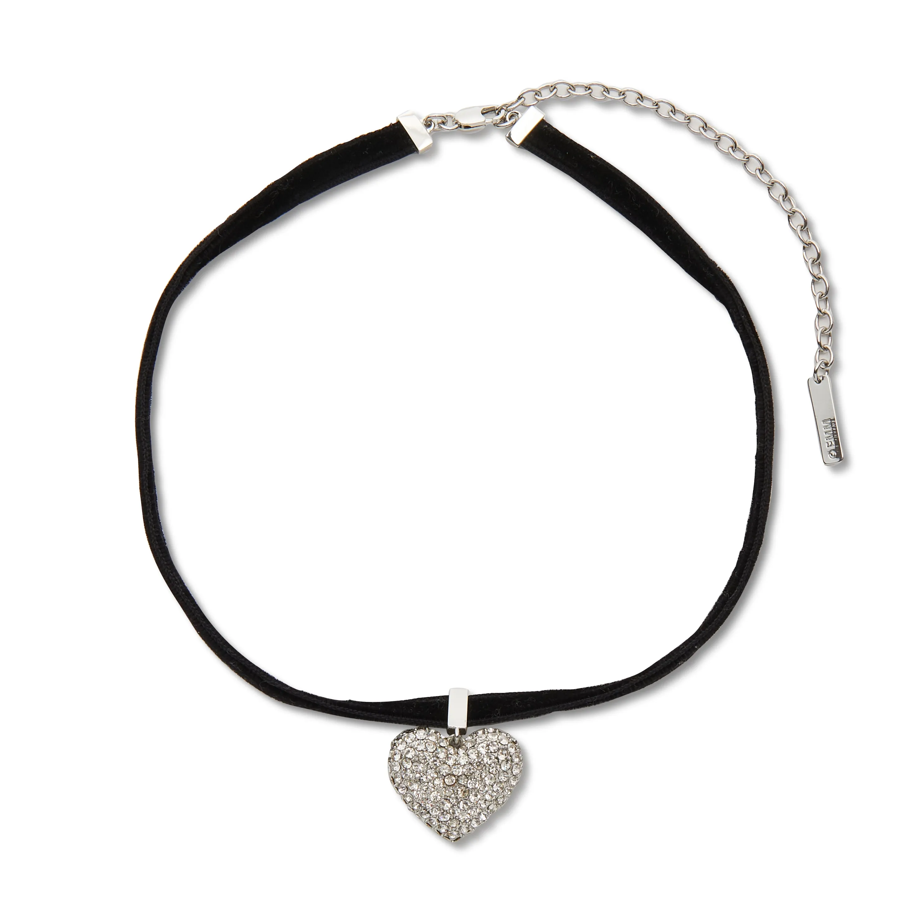 JET LELE SADOUGHI X MARILYN MONROE PAVE HEART CHOKER sold by Lele Sadoughi