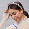 ROSE LAVENDER GIGI SWAROVSKI® CRYSTAL GEM HEADBAND sold by Lele Sadoughi