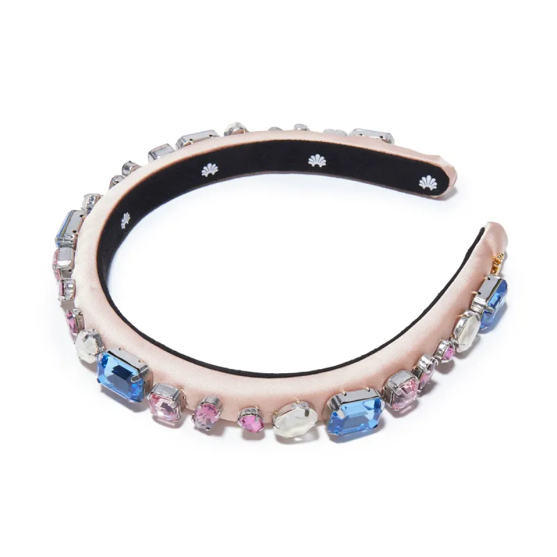 ROSE LAVENDER GIGI SWAROVSKI® CRYSTAL GEM HEADBAND sold by Lele Sadoughi