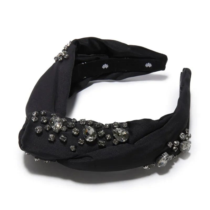 JET SLIM GRETA SWAROVSKI® HEADBAND sold by Lele Sadoughi