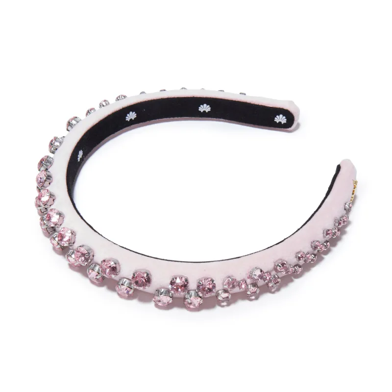 LIGHT ROSE GIGI SWAROVSKI® CRYSTAL MELANGE HEADBAND sold by Lele Sadoughi
