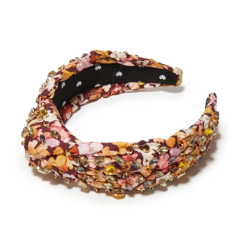 MARIGOLD LILIES KNOTTED LIBERTY™ CRYSTAL HEADBAND sold by Lele Sadoughi