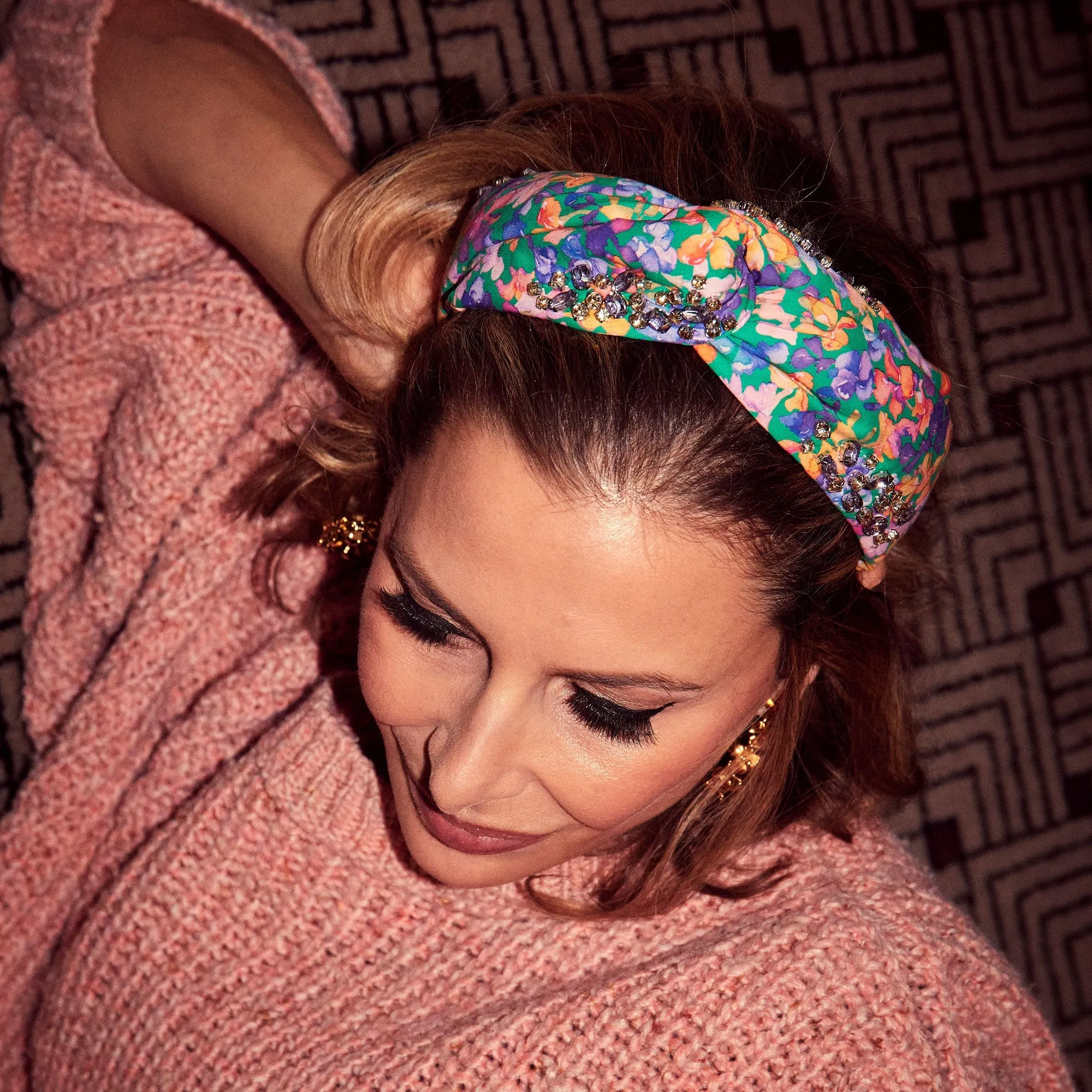 LILY MELANGE MARLENE LIBERTY™ CRYSTAL HEADBAND sold by Lele Sadoughi product image thumbnail 4
