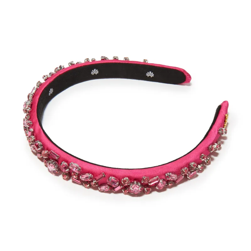 OCTOBER PINK TOURMALINE GIGI JEWELED BIRTHSTONE HEADBAND sold by Lele Sadoughi