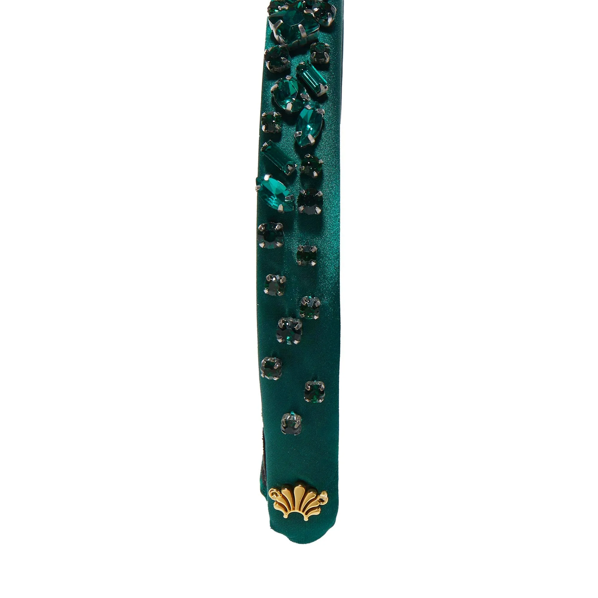 MAY EMERALD GIGI JEWELED BIRTHSTONE HEADBAND sold by Lele Sadoughi product image thumbnail 5