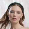 MAY EMERALD GIGI JEWELED BIRTHSTONE HEADBAND sold by Lele Sadoughi