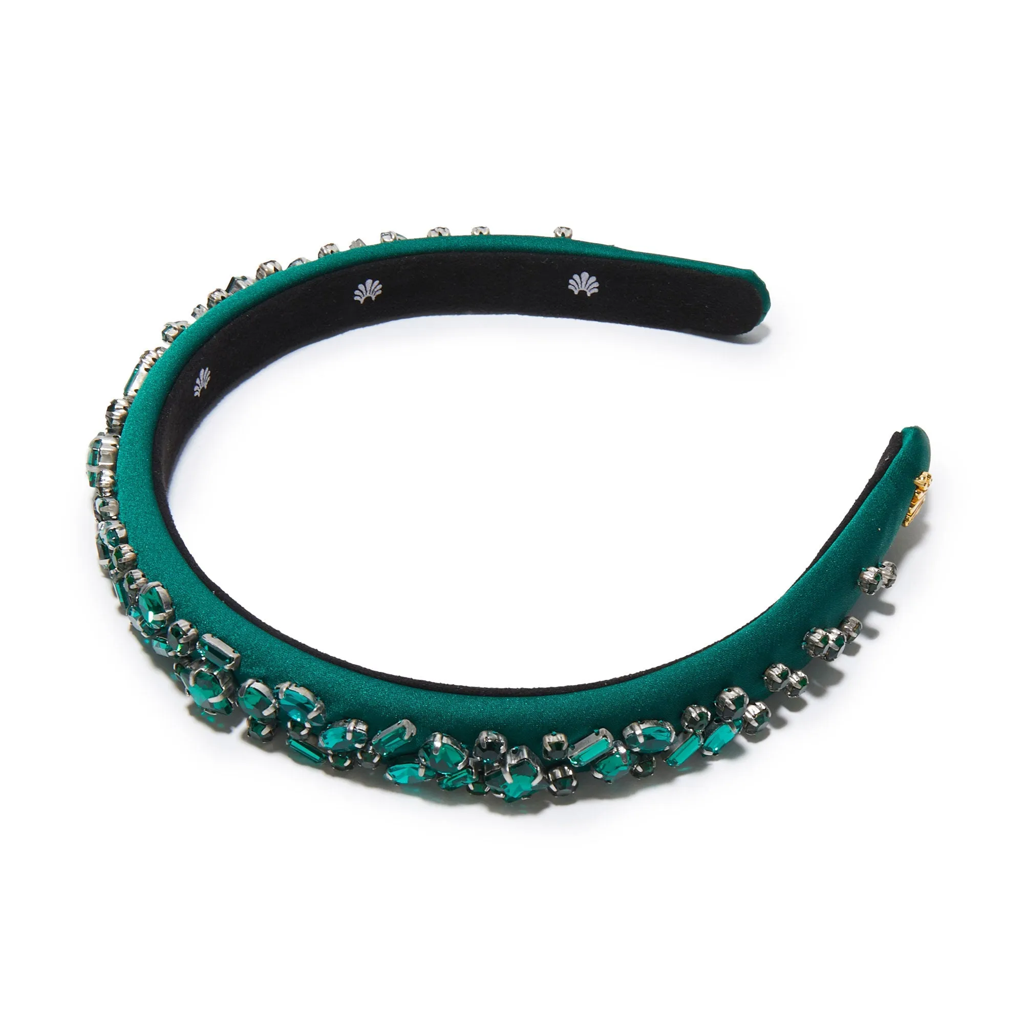 MAY EMERALD GIGI JEWELED BIRTHSTONE HEADBAND sold by Lele Sadoughi
