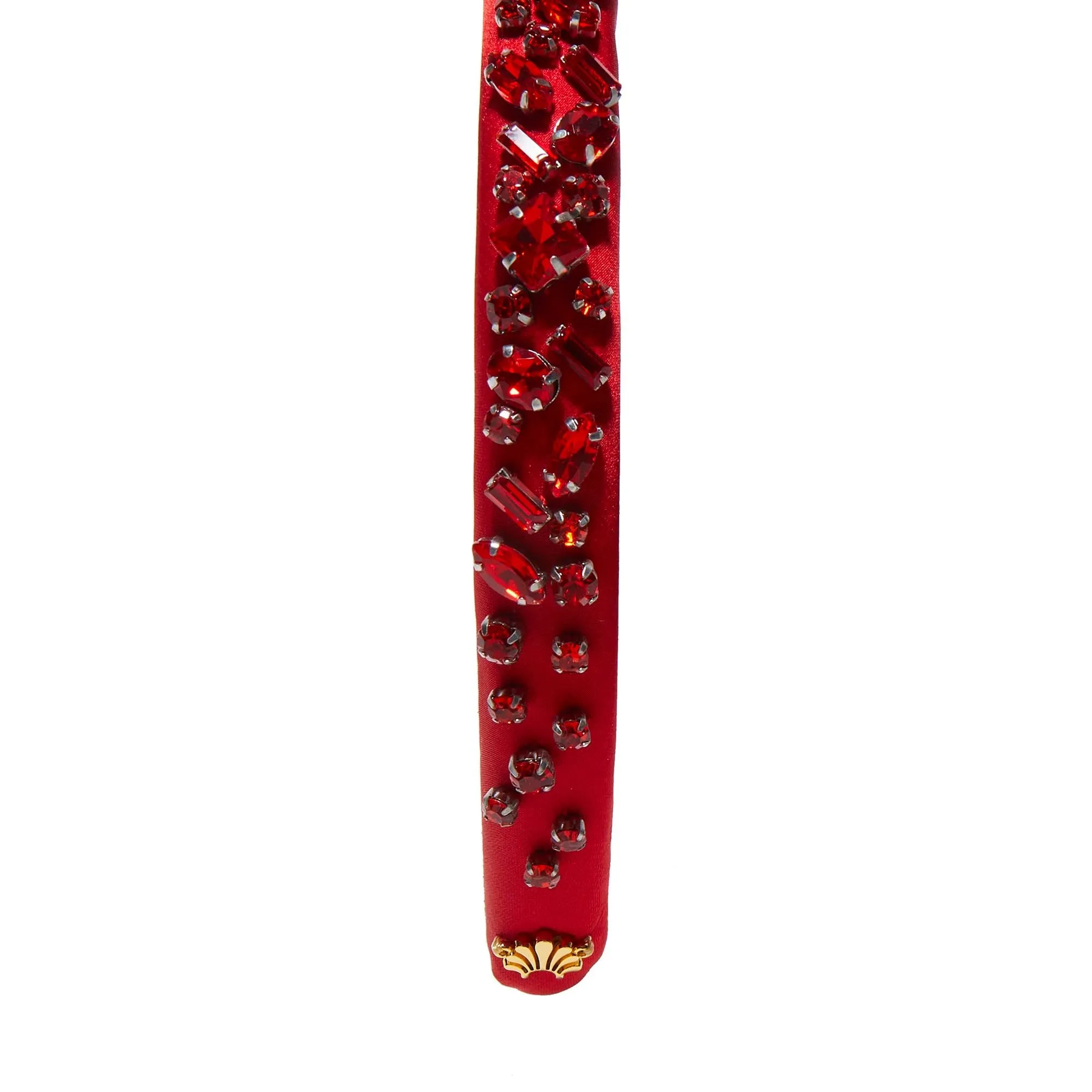 JULY RUBY GIGI JEWELED BIRTHSTONE HEADBAND sold by Lele Sadoughi product image thumbnail 5