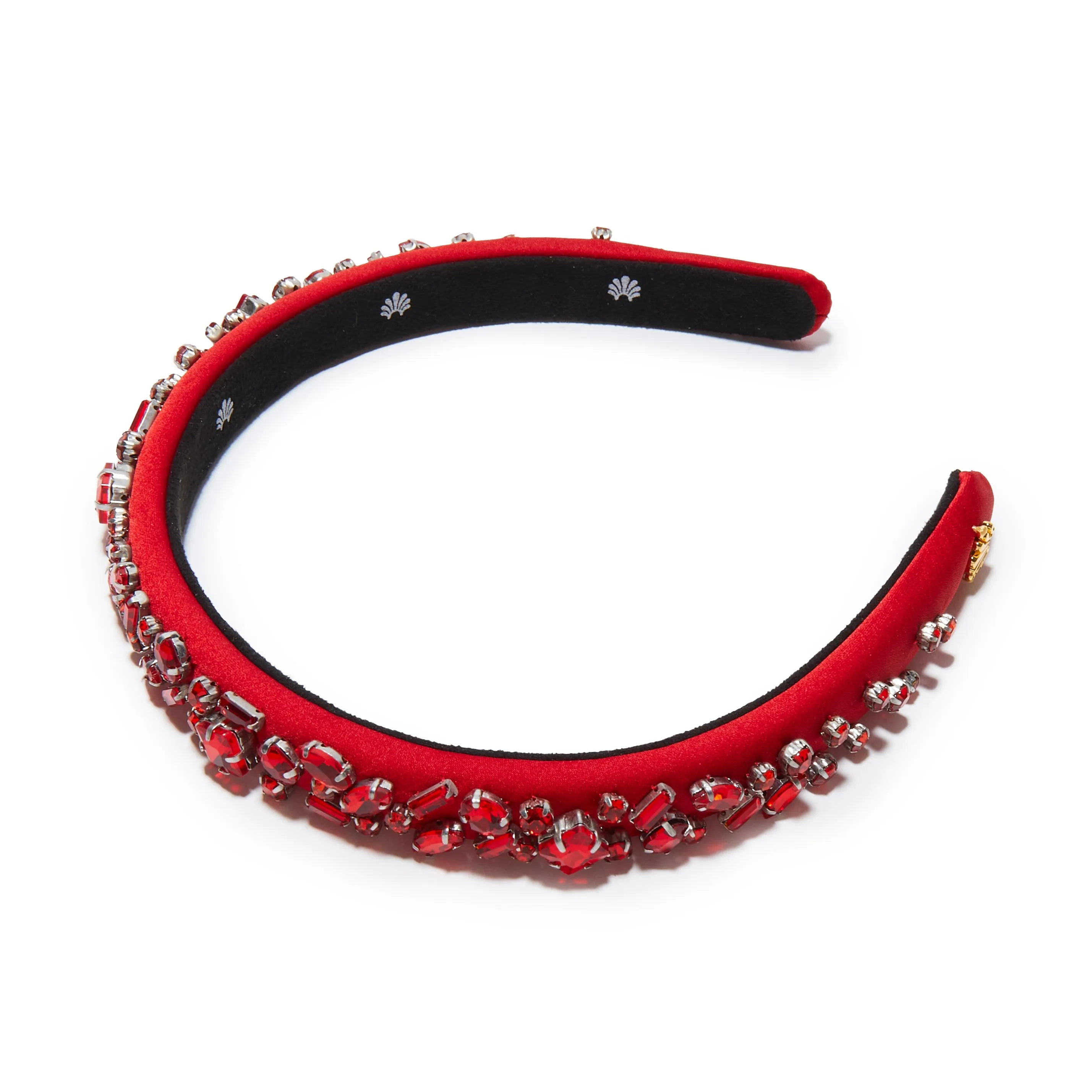 JULY RUBY GIGI JEWELED BIRTHSTONE HEADBAND sold by Lele Sadoughi