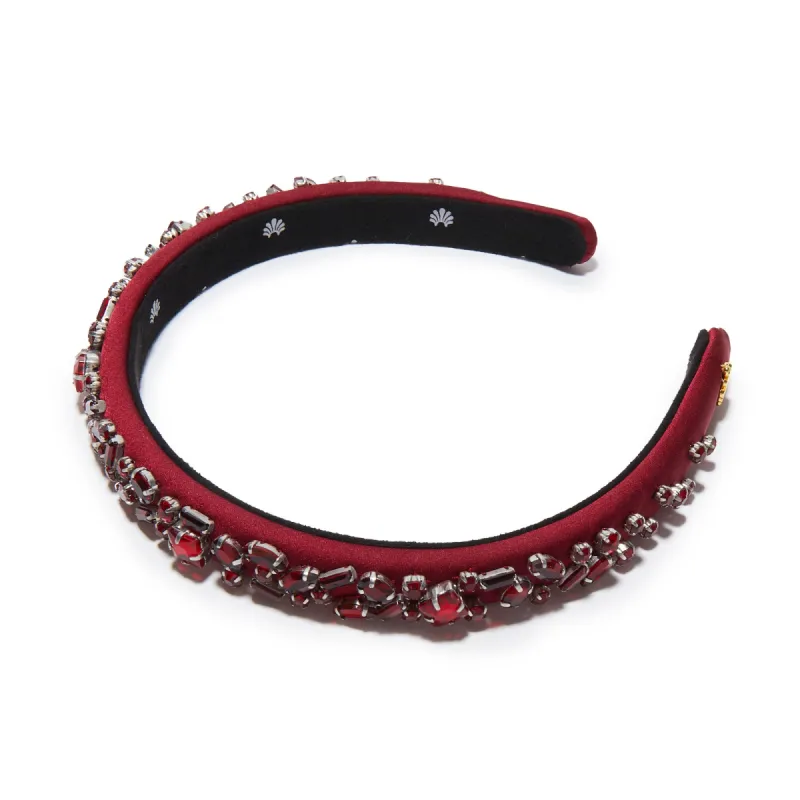 JANUARY GARNET GIGI JEWELED BIRTHSTONE HEADBAND sold by Lele Sadoughi