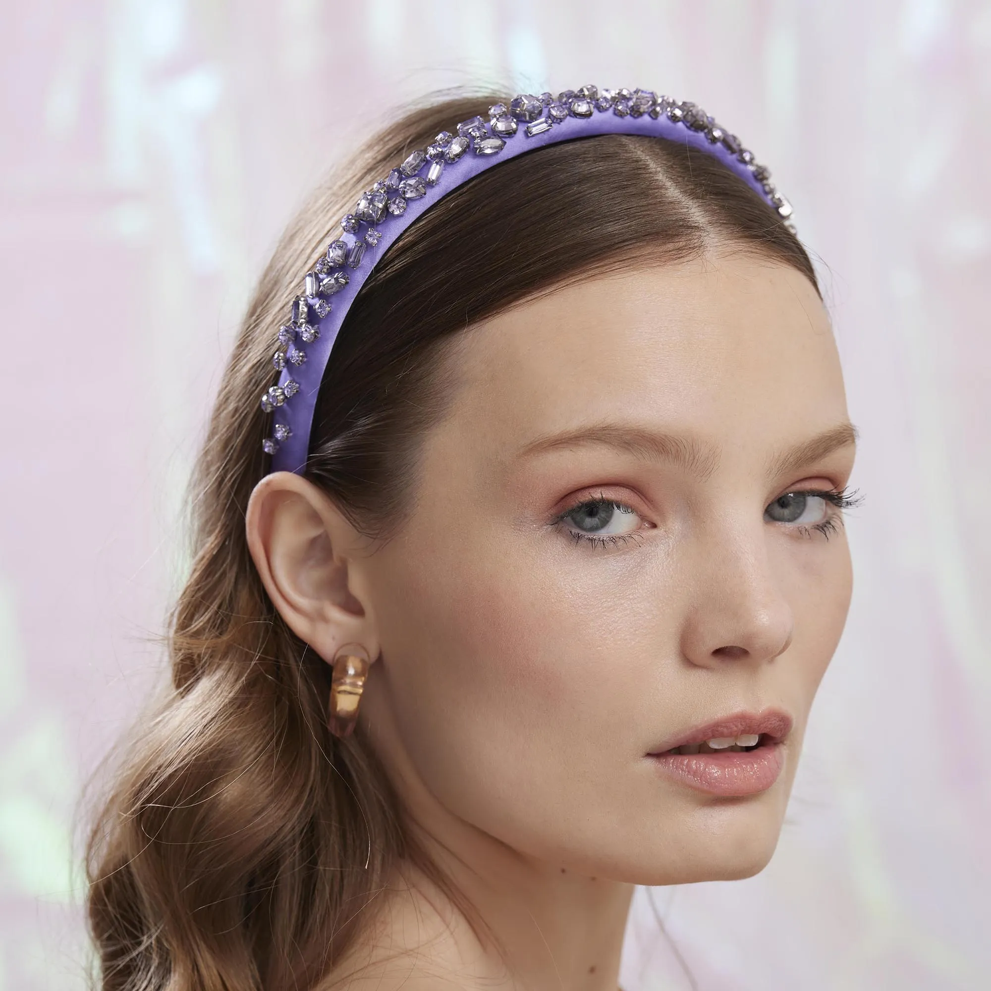 JUNE ALEXANDRITE GIGI JEWELED BIRTHSTONE HEADBAND sold by Lele Sadoughi product image thumbnail 2