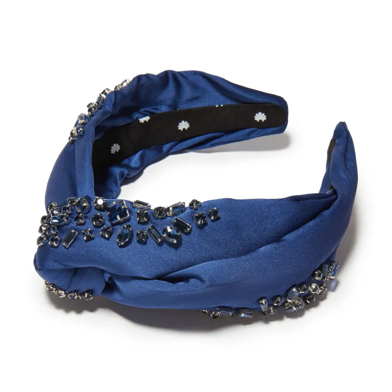 SEPTEMBER SAPPHIRE MARLENE JEWELED BIRTHSTONE HEADBAND sold by Lele Sadoughi
