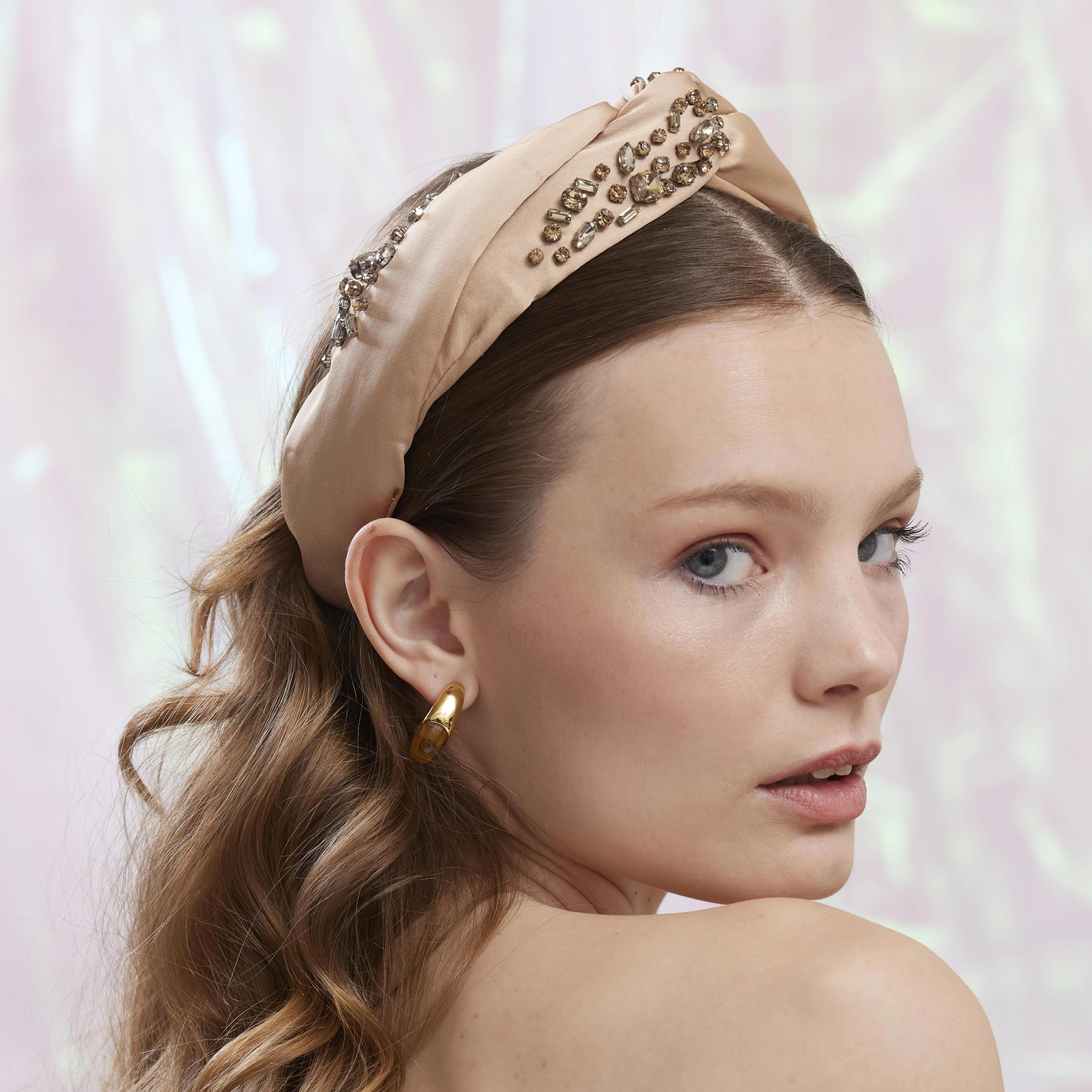 NOVEMBER TOPAZ MARLENE JEWELED BIRTHSTONE HEADBAND sold by Lele Sadoughi product image thumbnail 2