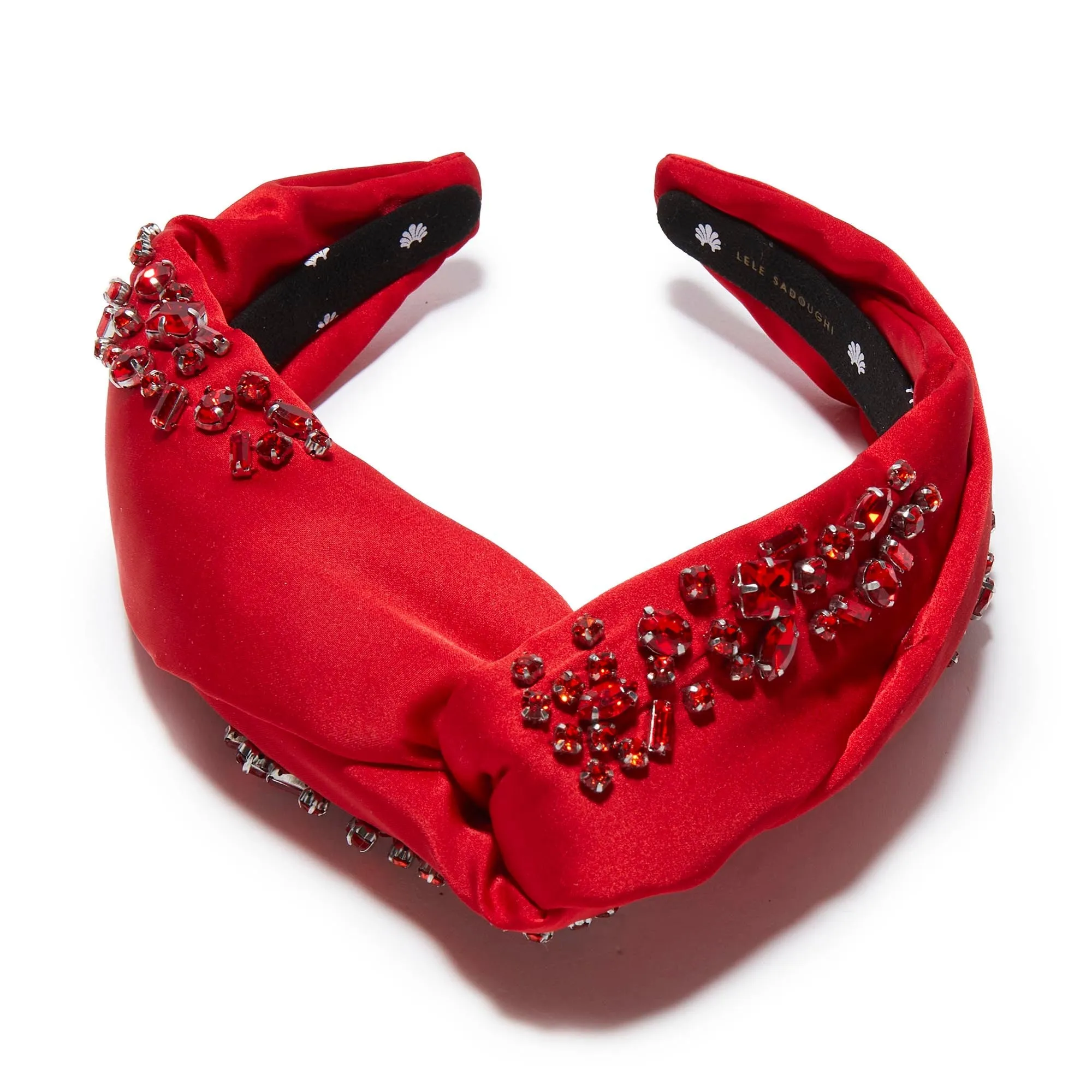 JULY RUBY MARLENE JEWELED BIRTHSTONE HEADBAND sold by Lele Sadoughi product image thumbnail 3