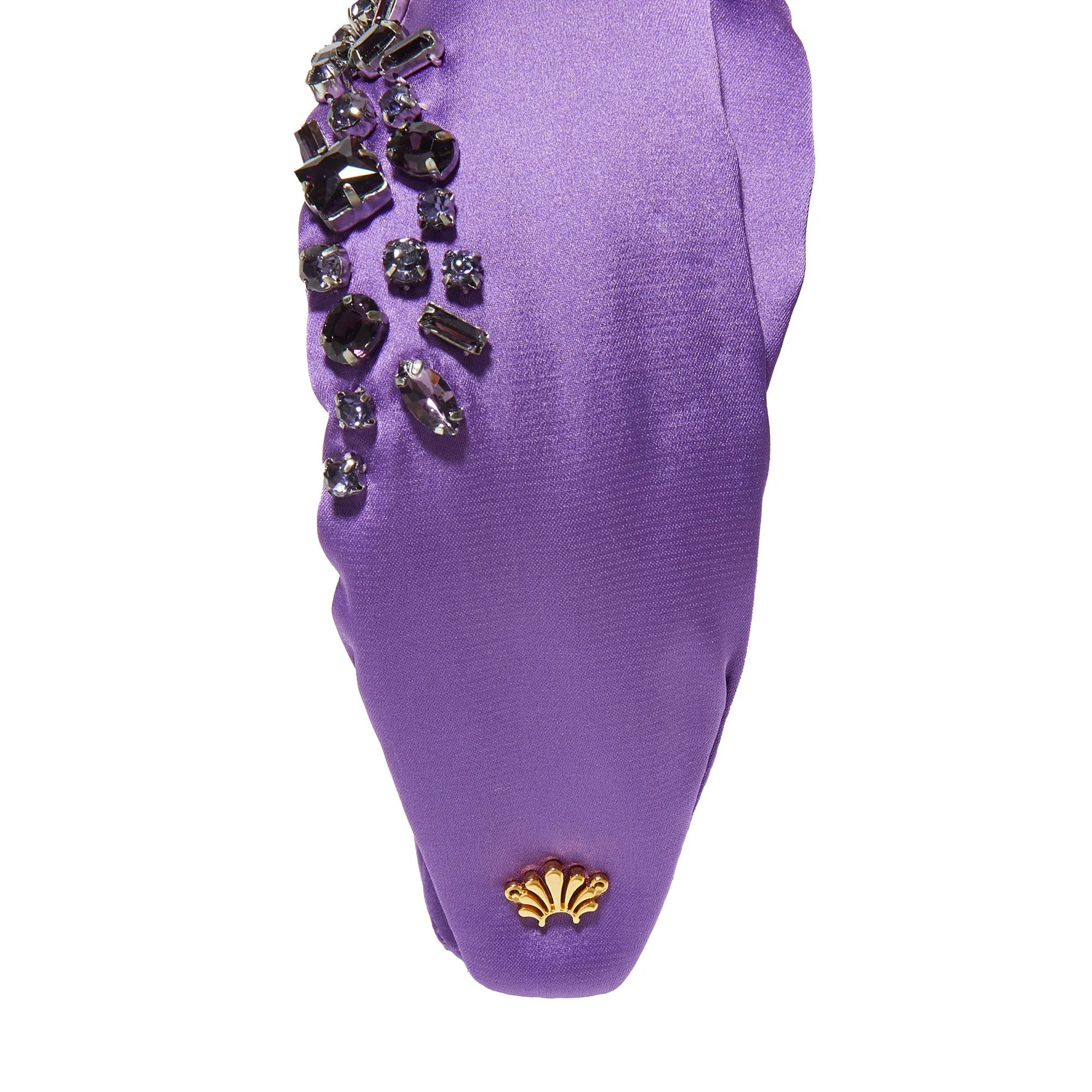 FEBRUARY AMETHYST MARLENE JEWELED BIRTHSTONE HEADBAND sold by Lele Sadoughi product image thumbnail 5