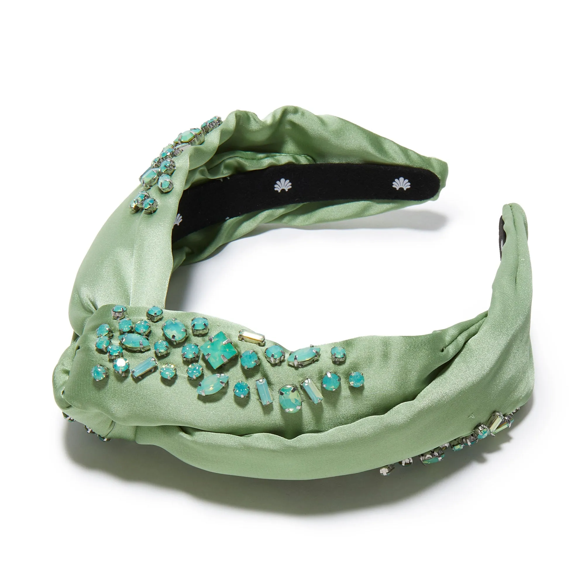 AUGUST PERIDOT MARLENE JEWELED BIRTHSTONE HEADBAND sold by Lele Sadoughi