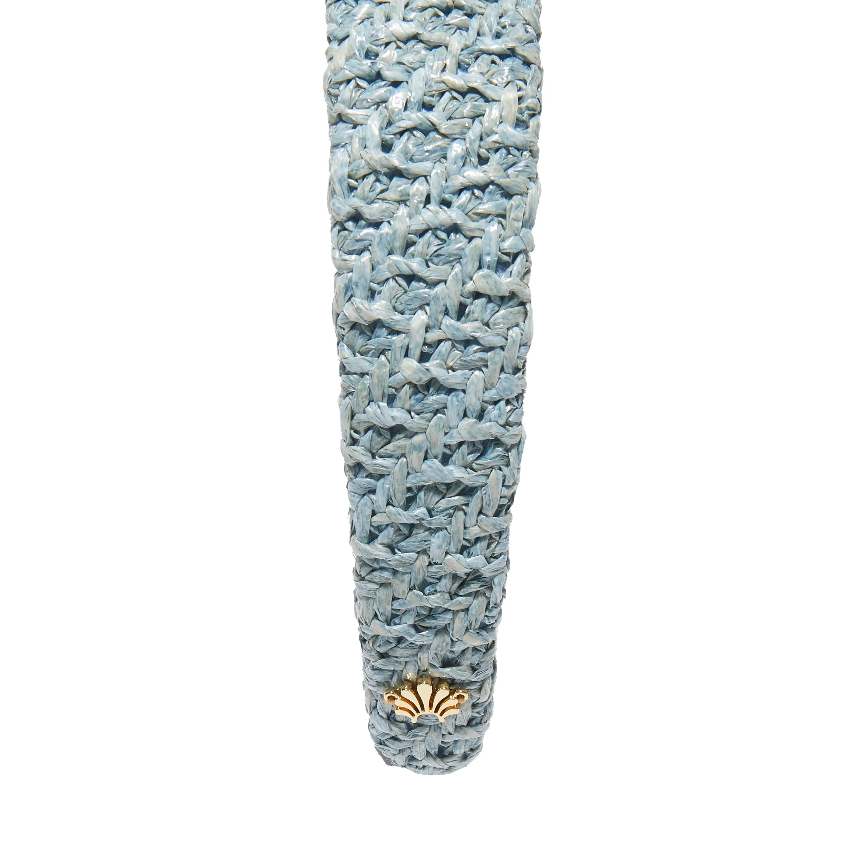 CAPRI BLUE BESSETTE RAFFIA HEADBAND sold by Lele Sadoughi product image thumbnail 4