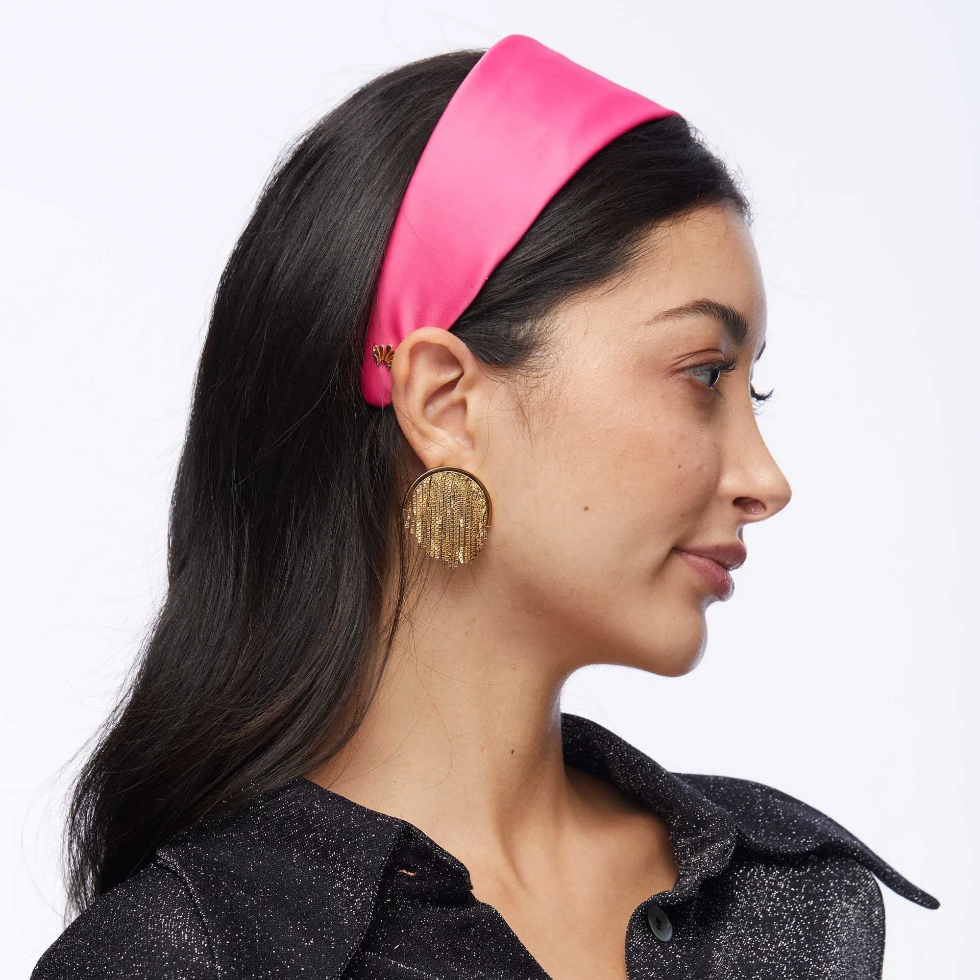 FLAMINGO BRIGITTE HEADBAND sold by Lele Sadoughi product image thumbnail 3