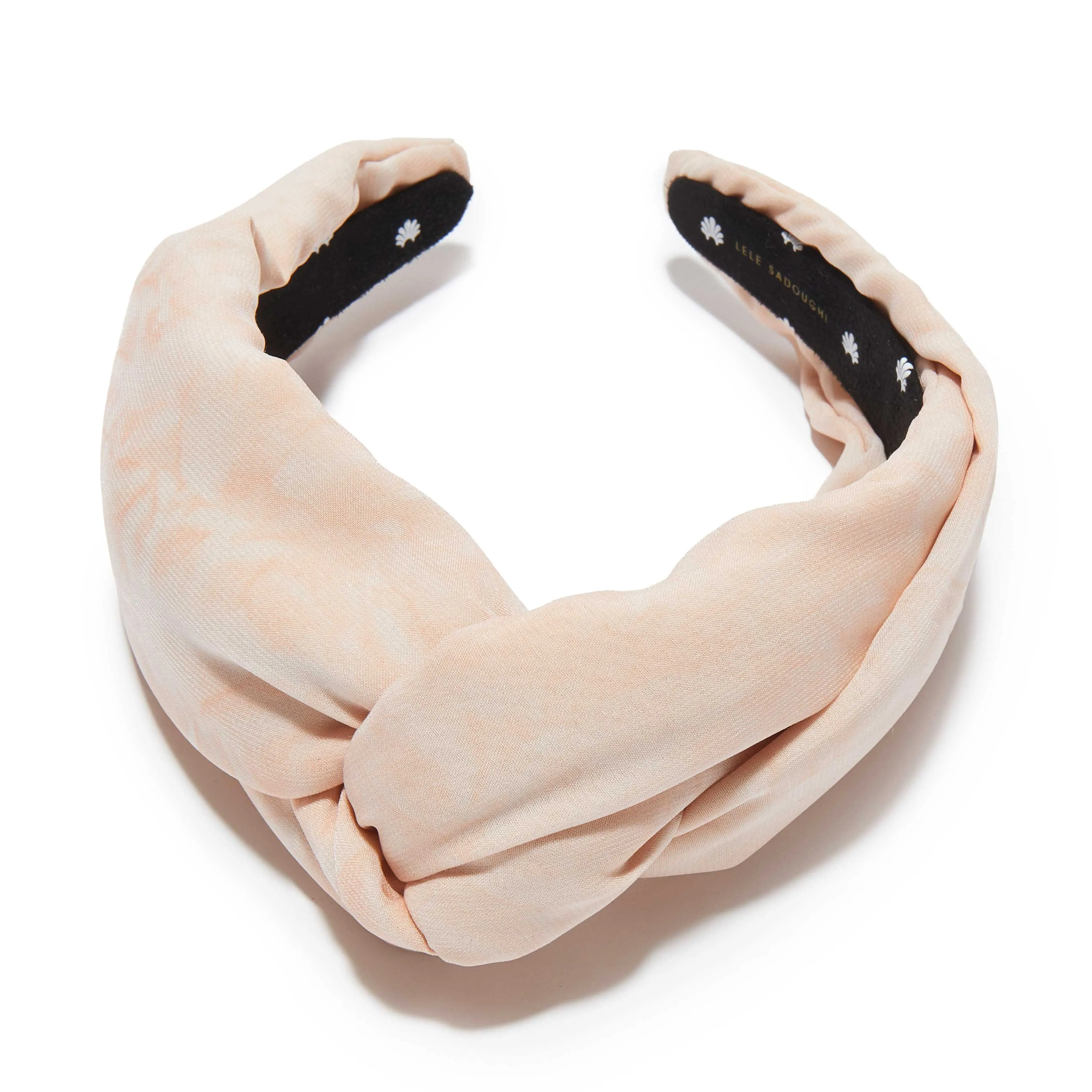 BLUSH OMBRE SILK GRETA HEADBAND sold by Lele Sadoughi product image thumbnail 3