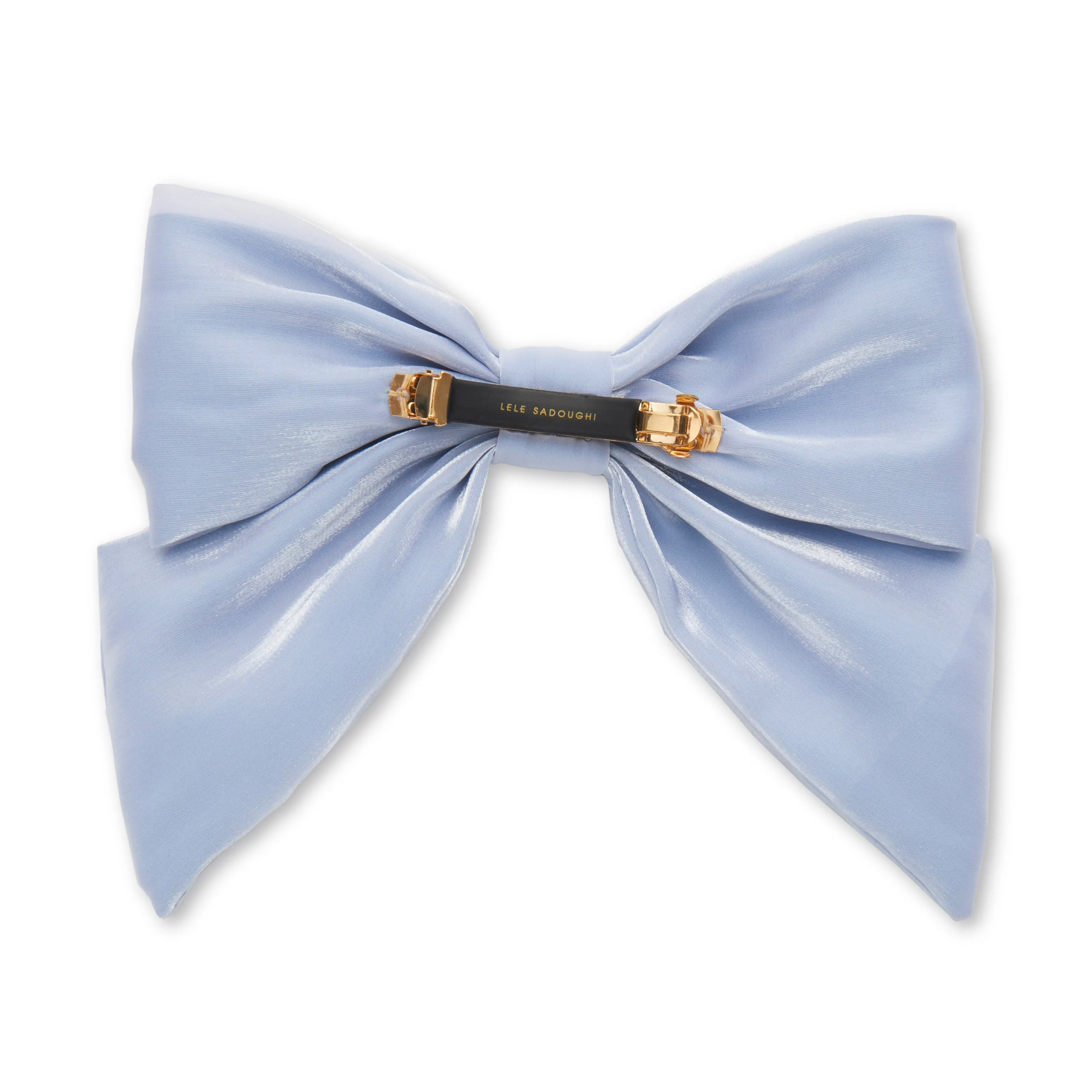 CAPRI BLUE NATALIA BOW BARRETTE sold by Lele Sadoughi product image thumbnail 3