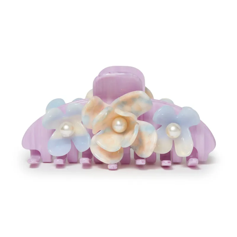 AZURE LILAC PETUNIA CLAW CLIP sold by Lele Sadoughi